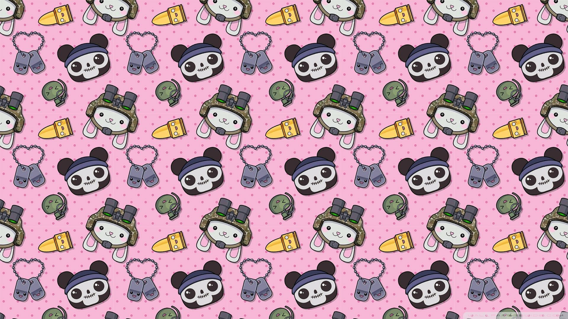 Họa tiết chú lính Kawaii dễ thương — Kawaii Hình nền