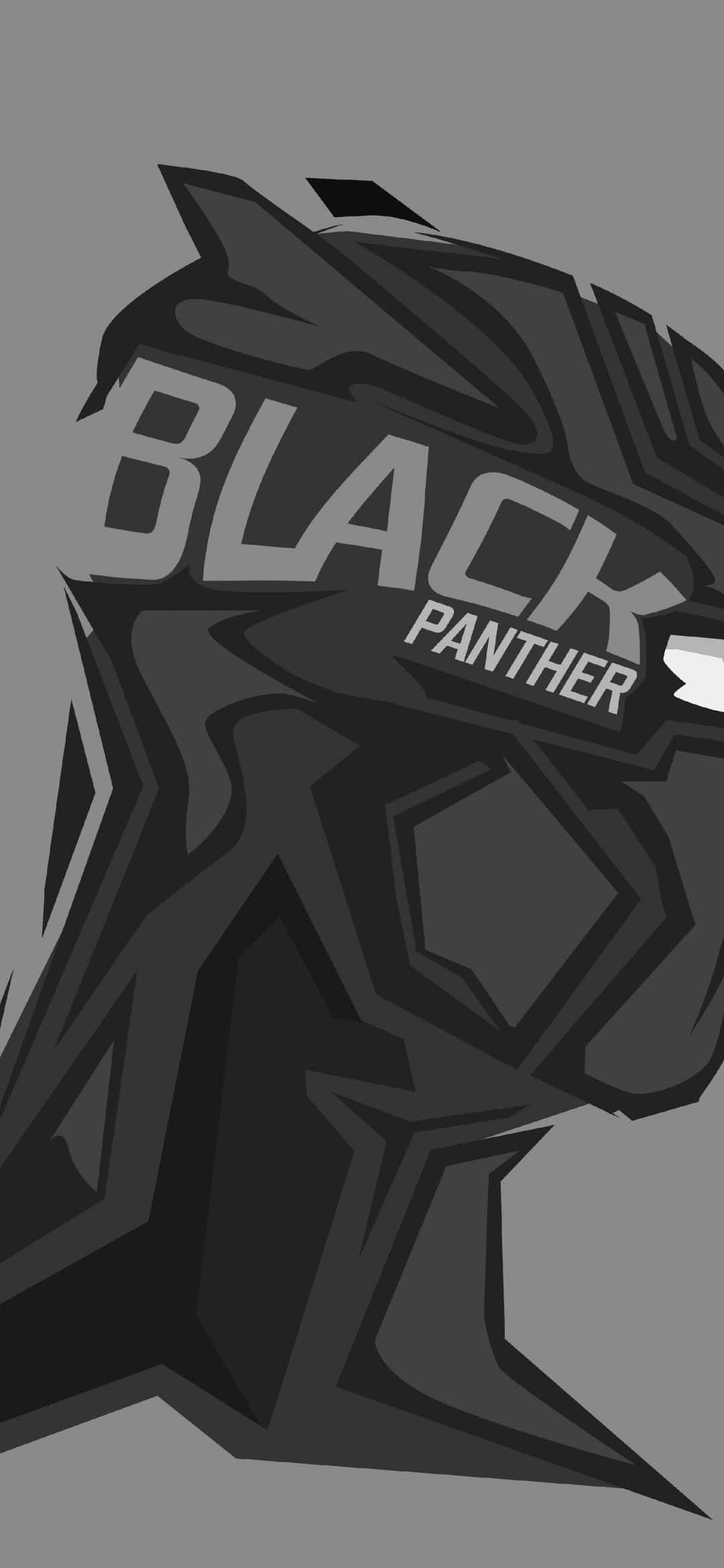 1080x2340 4K Black Panther Nghệ thuật số Đơn sắc Hình nền
