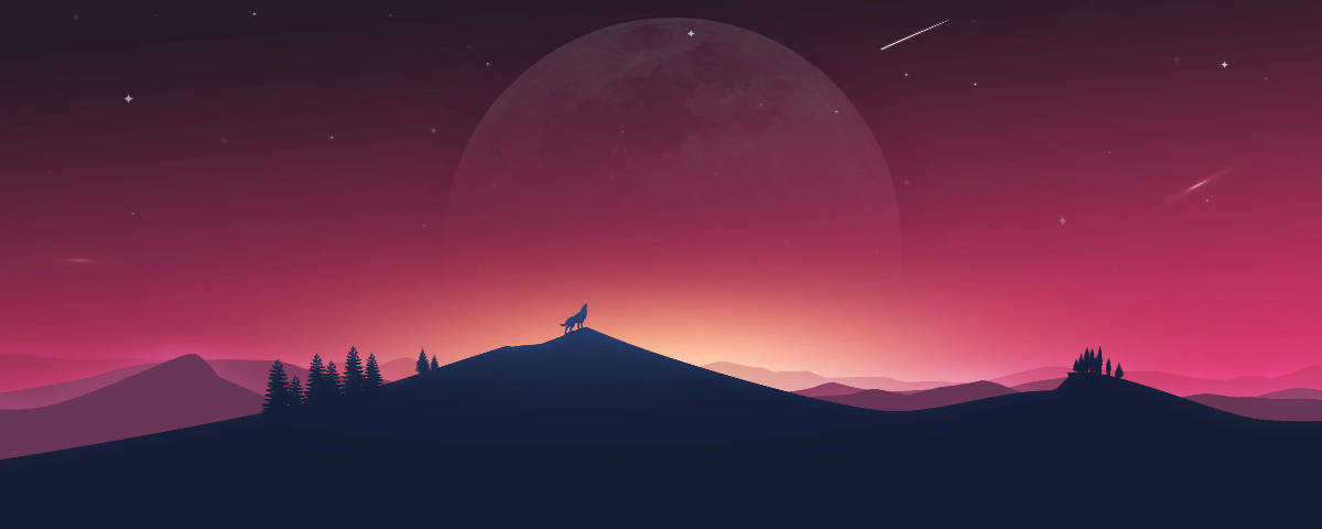 1200x480 Sói Hú Hình nền