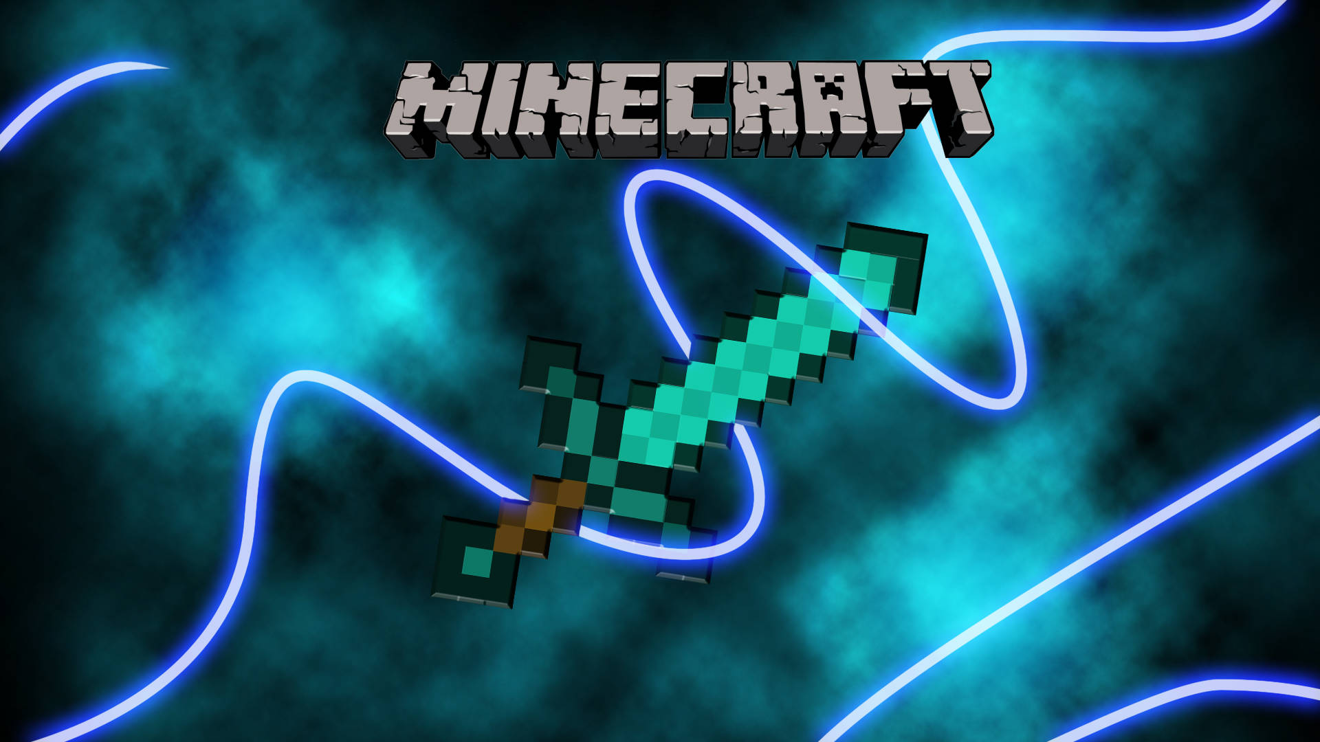 1920 X 1080 Game Minecraft Kiếm Hình nền