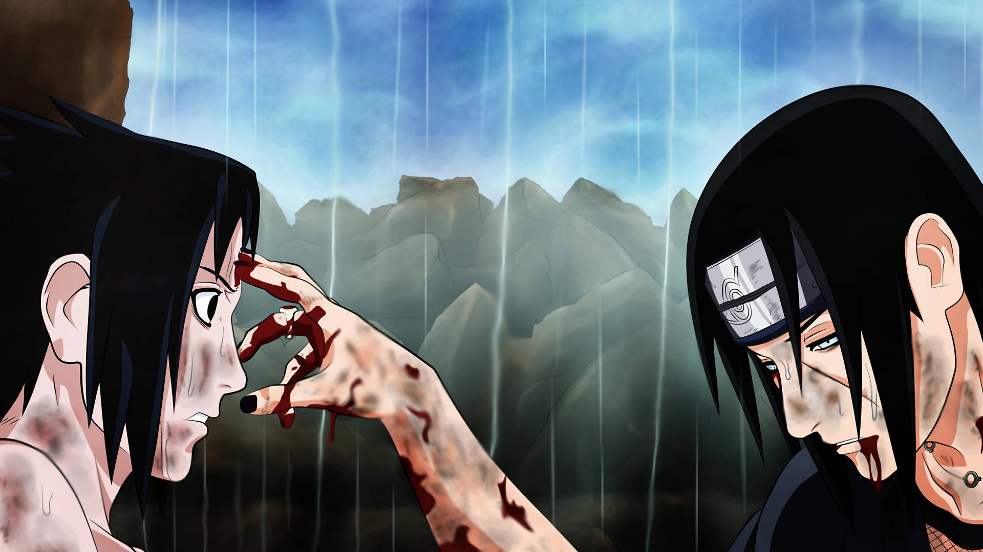 1920x1080 Anime Itachi Sasuke Hình nền
