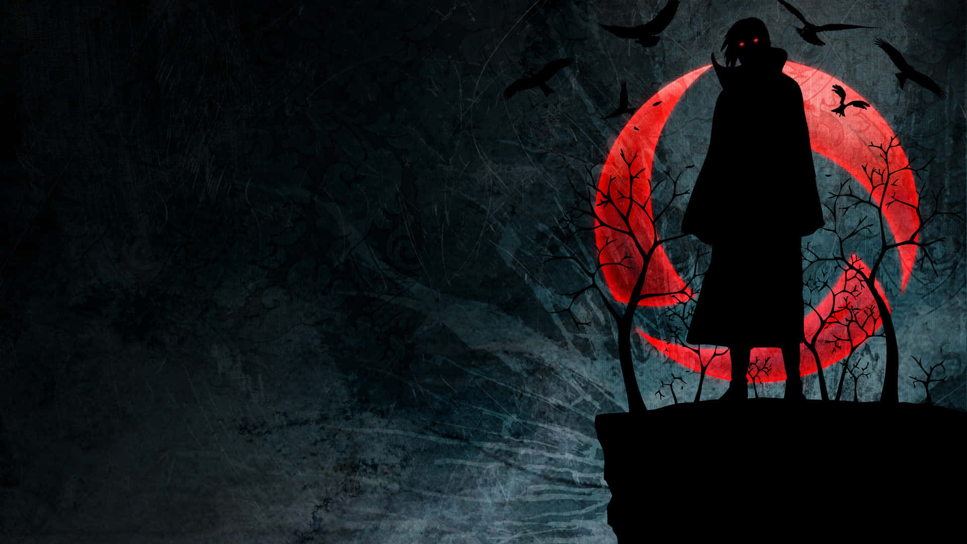 1920x1080 Anime Itachi Uchiha Hình Bóng Hình nền