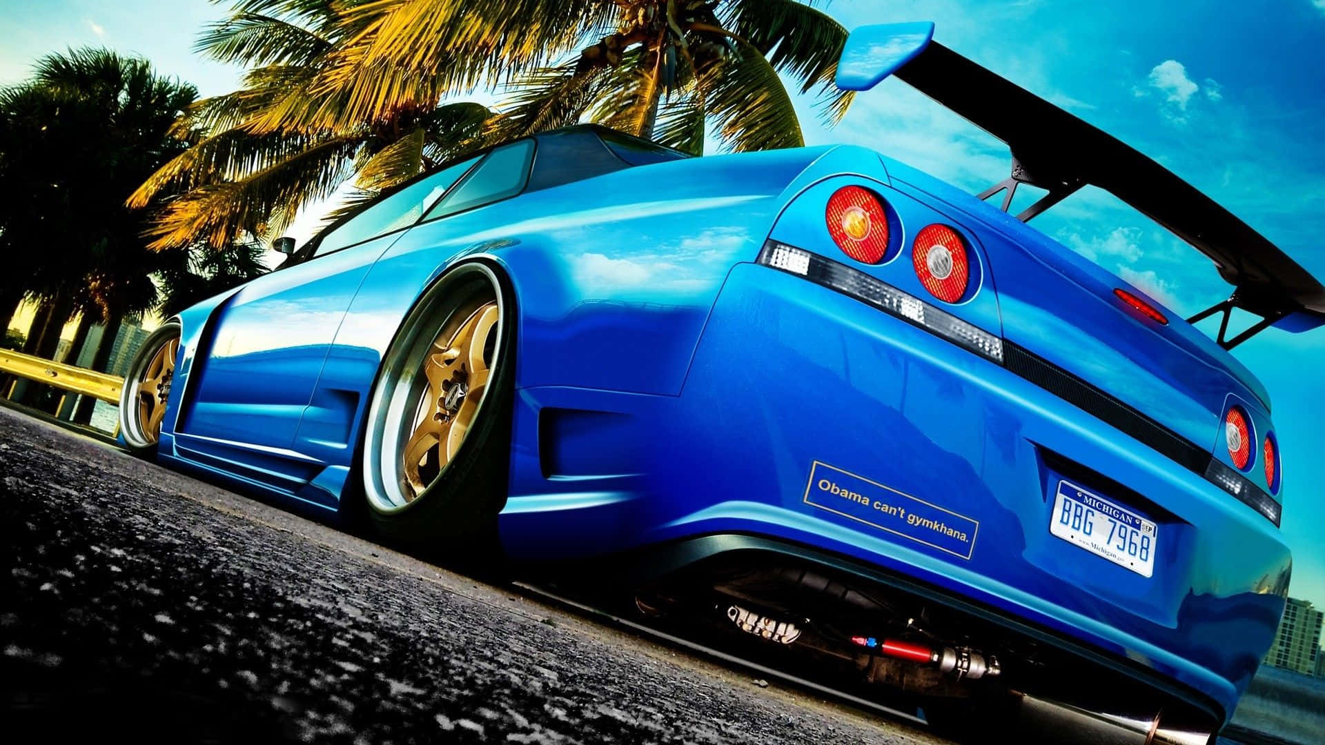1920x1080 HD Xe Nissan Skyline Hình nền