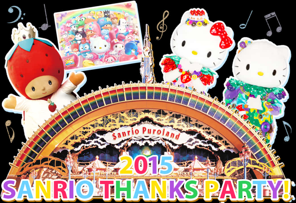 2015 Sanrio Thanks Party tại Puroland Hình nền