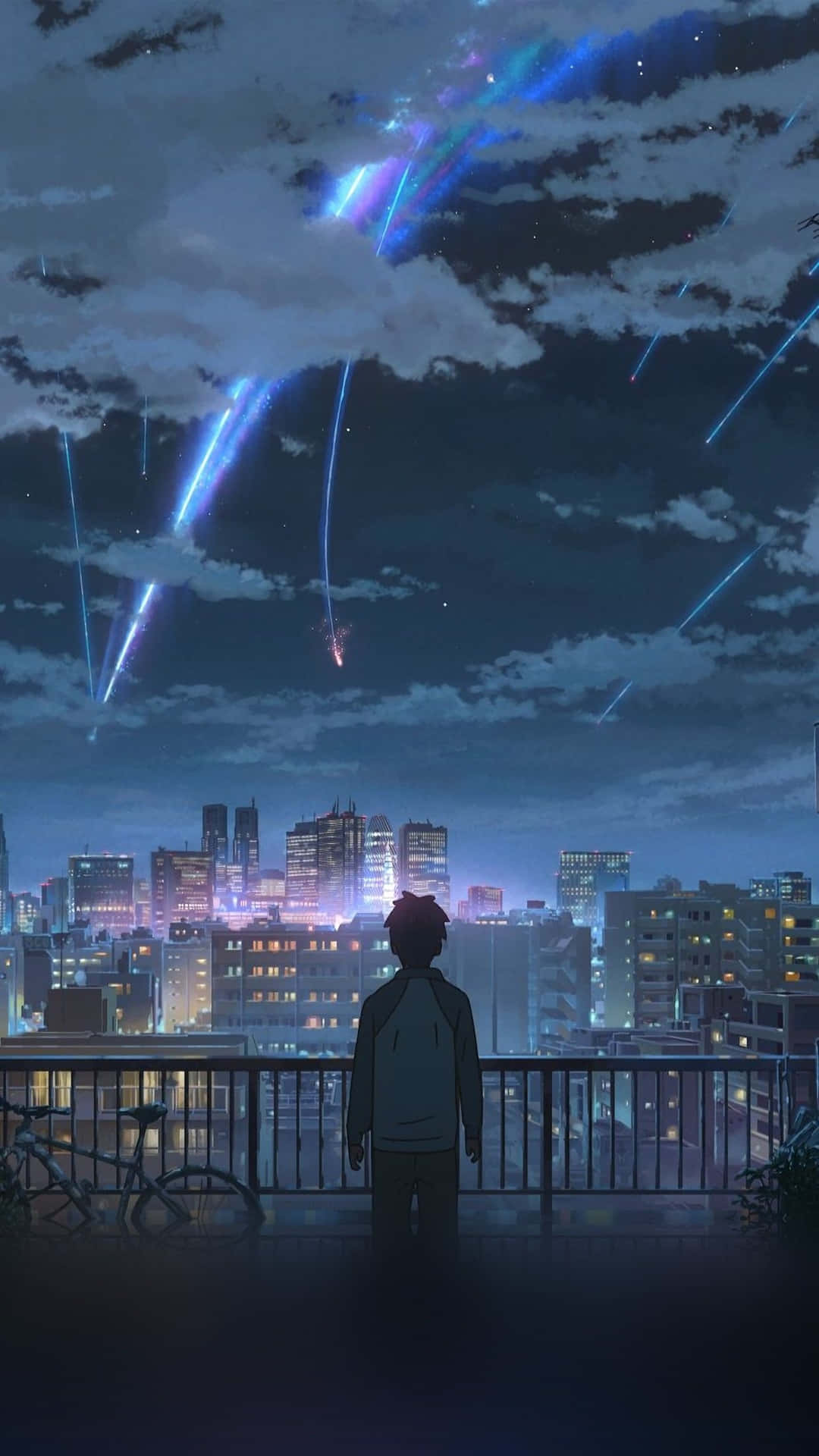 2016 Your Name Anime Tòa nhà Hình nền