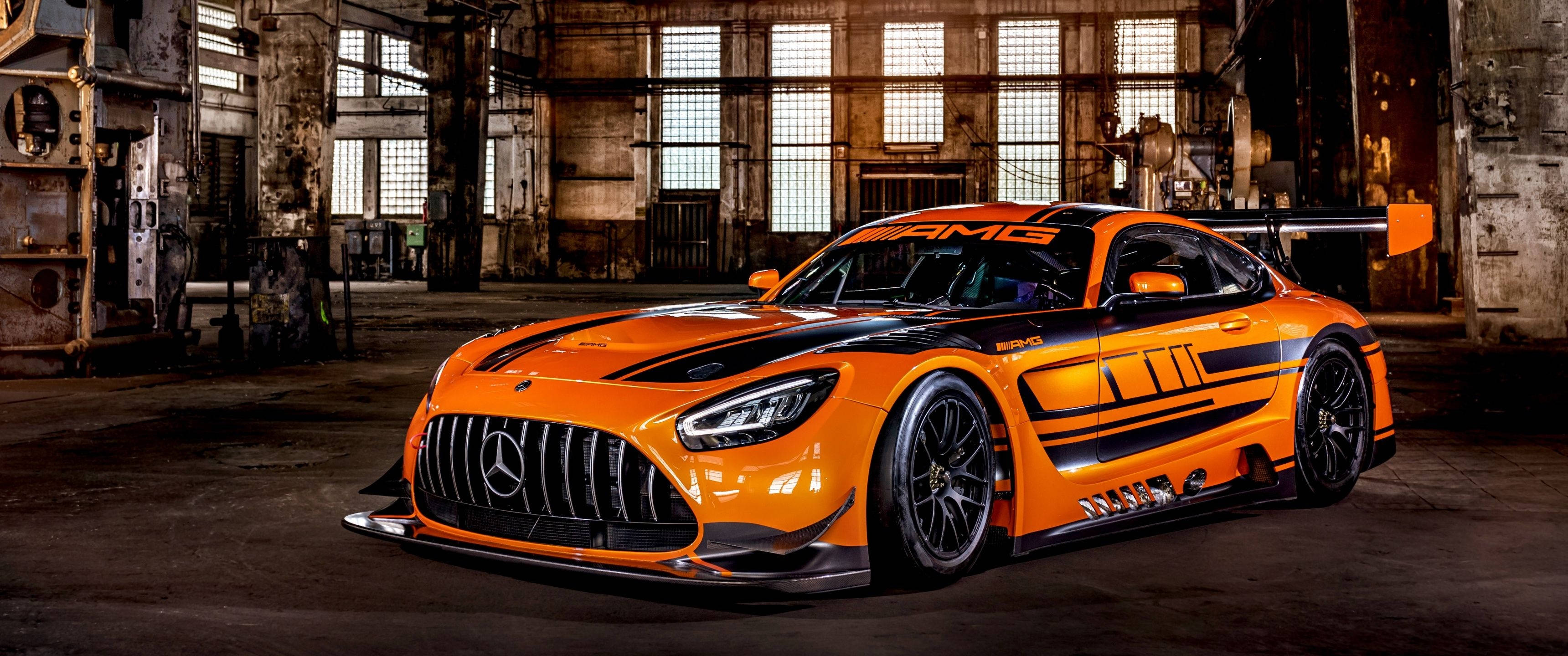 3440x1440 Xe Mercedes-AMG GT3 Hình nền