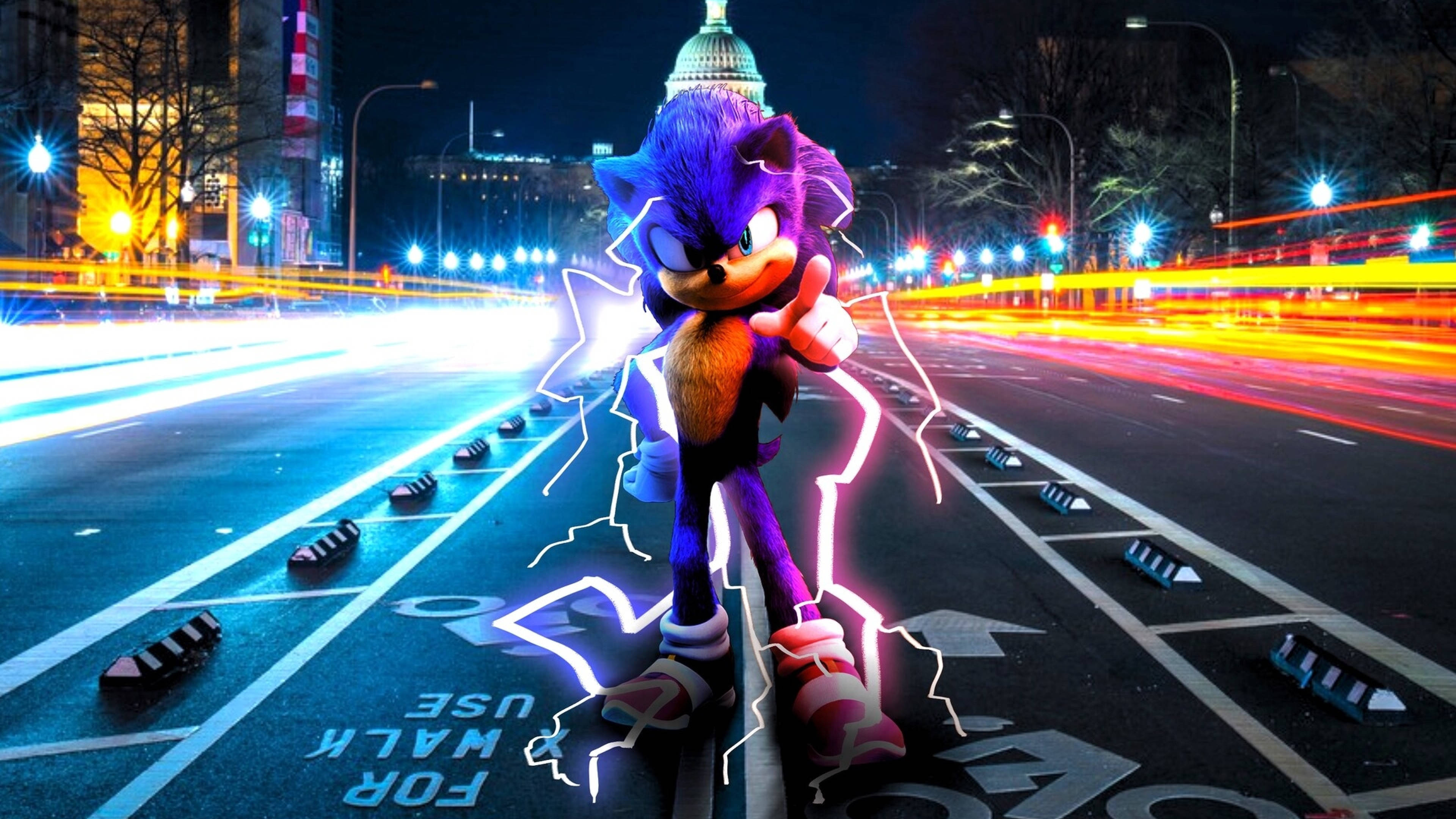 3840x2160 Màn hình Sonic Hedgehog Hình nền