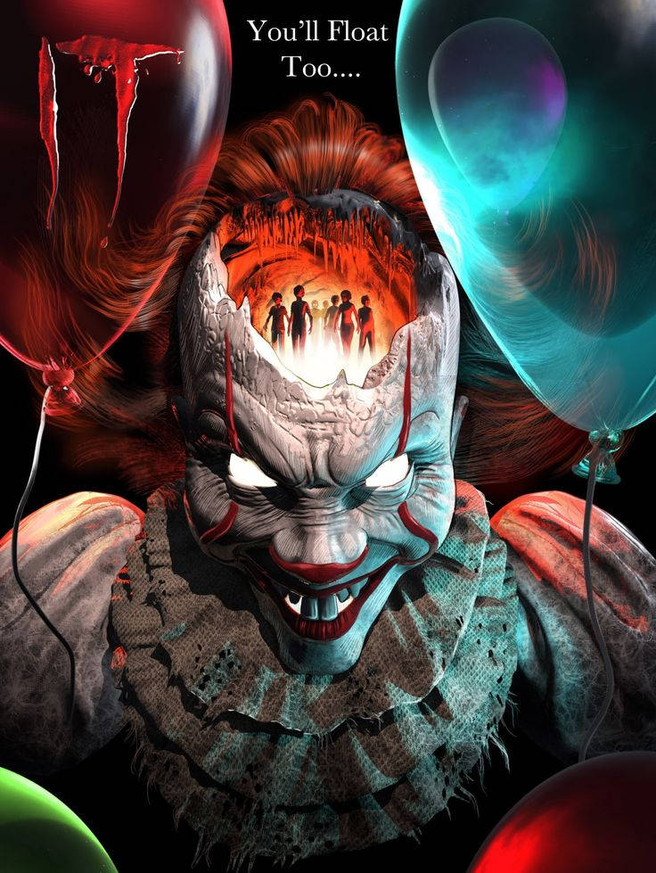 3D Kinh Dị Pennywise Từ IT Hình nền