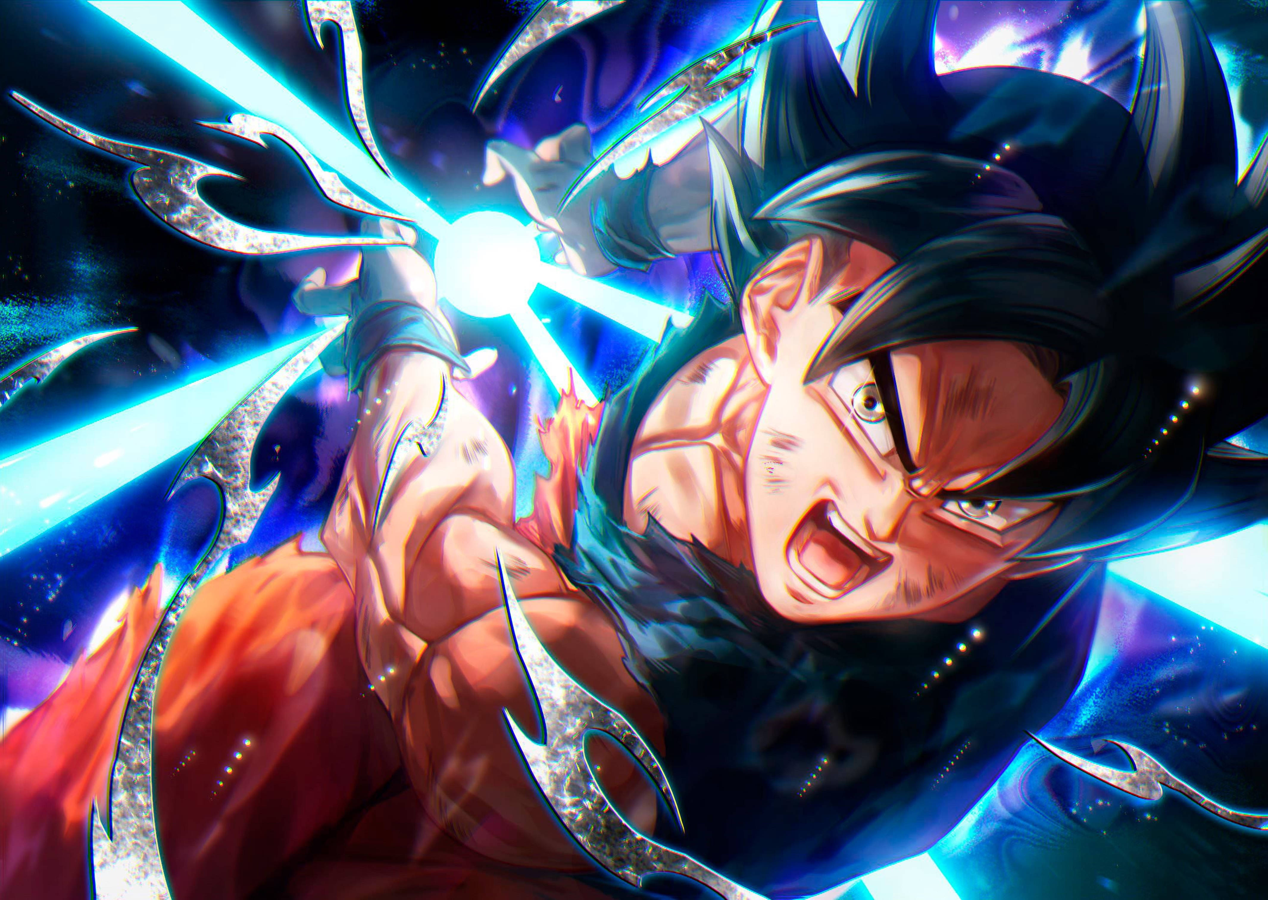 4K Ảnh đại diện Goku Kamehame Wave Hình nền