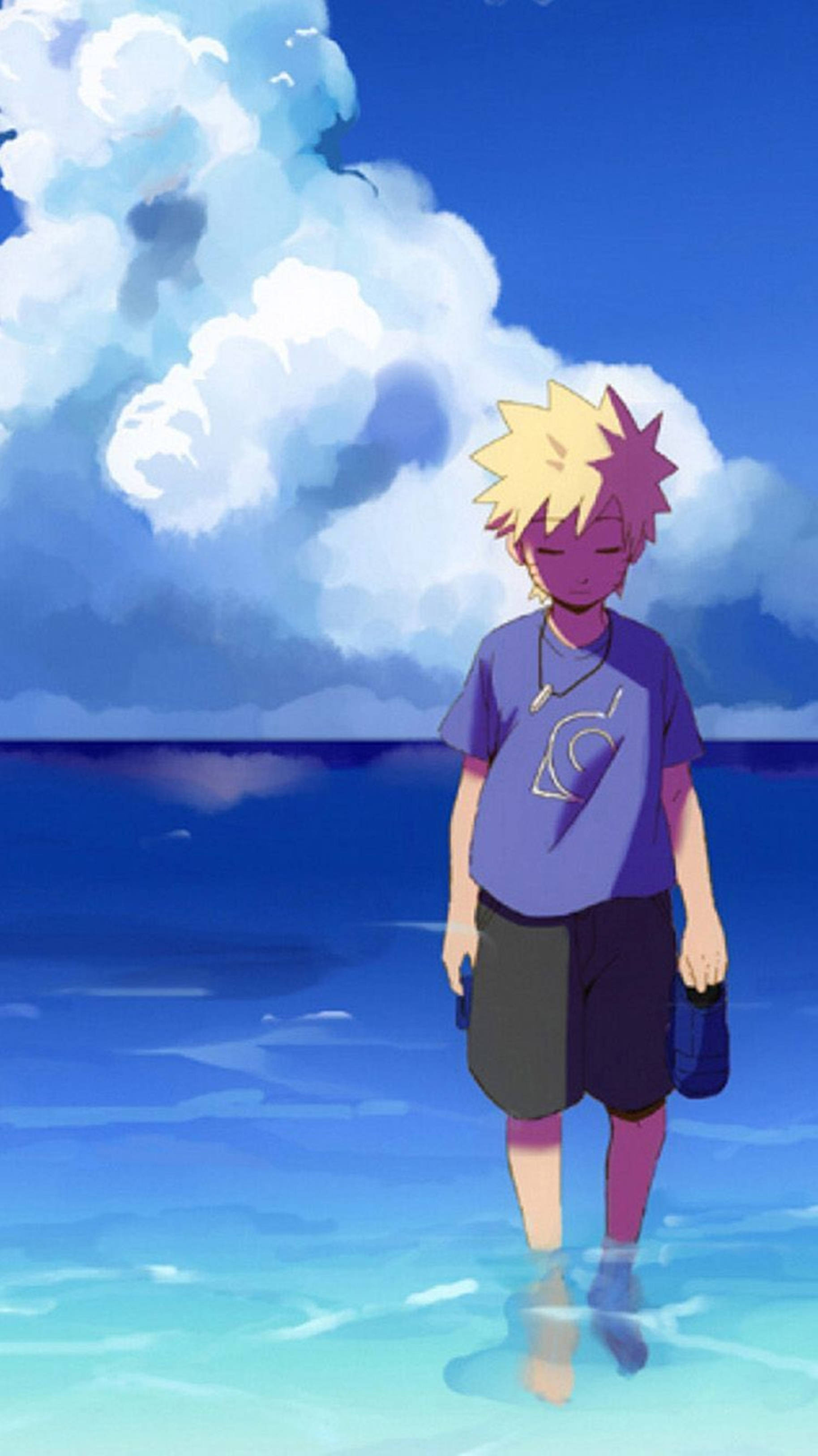 4K Anime iPhone Cậu Bé Uzumaki Naruto — Naruto Hình nền