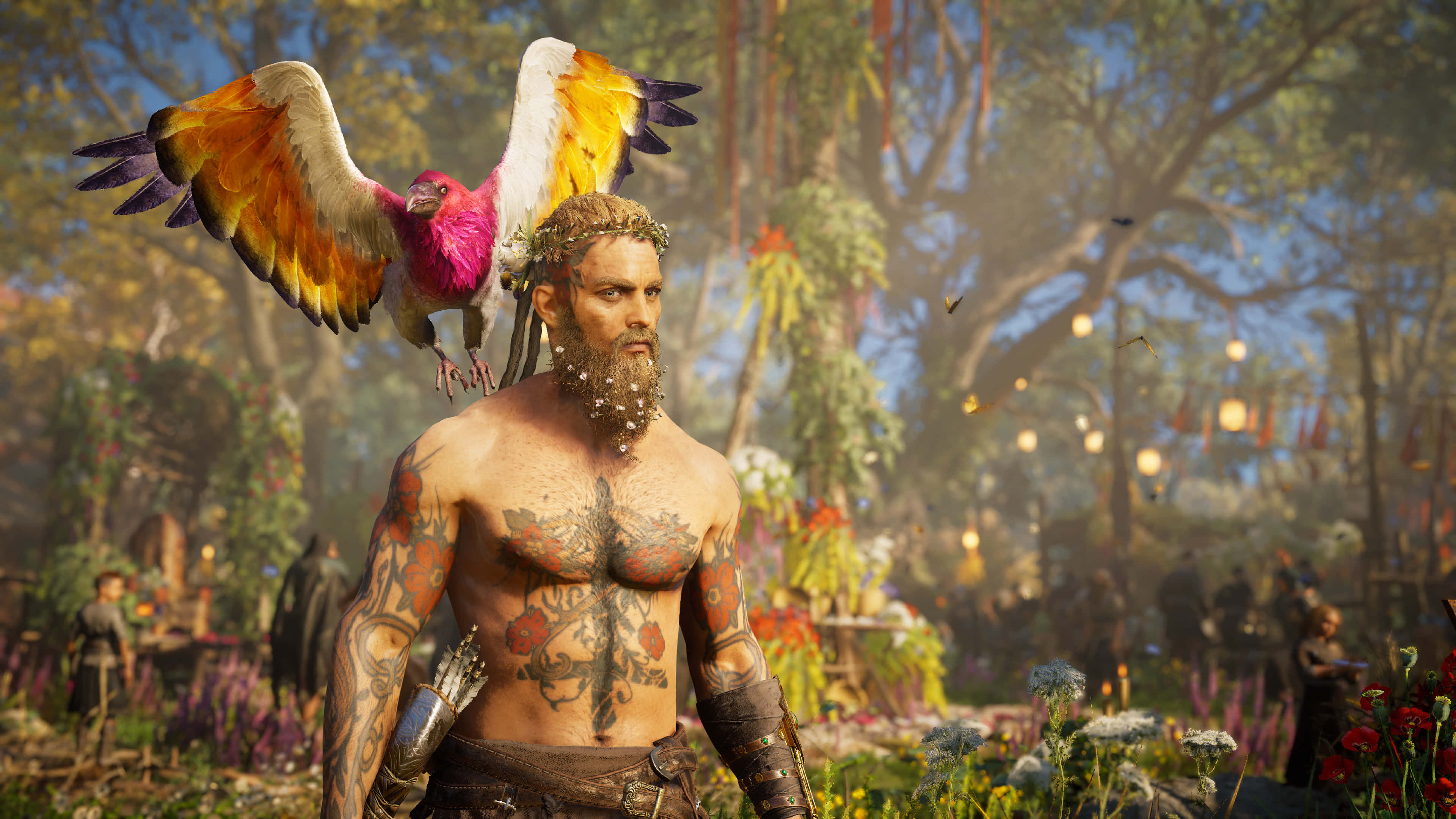 4K Assassin's Creed Valhalla Hình Nền Lễ Hội Ostara Hình nền
