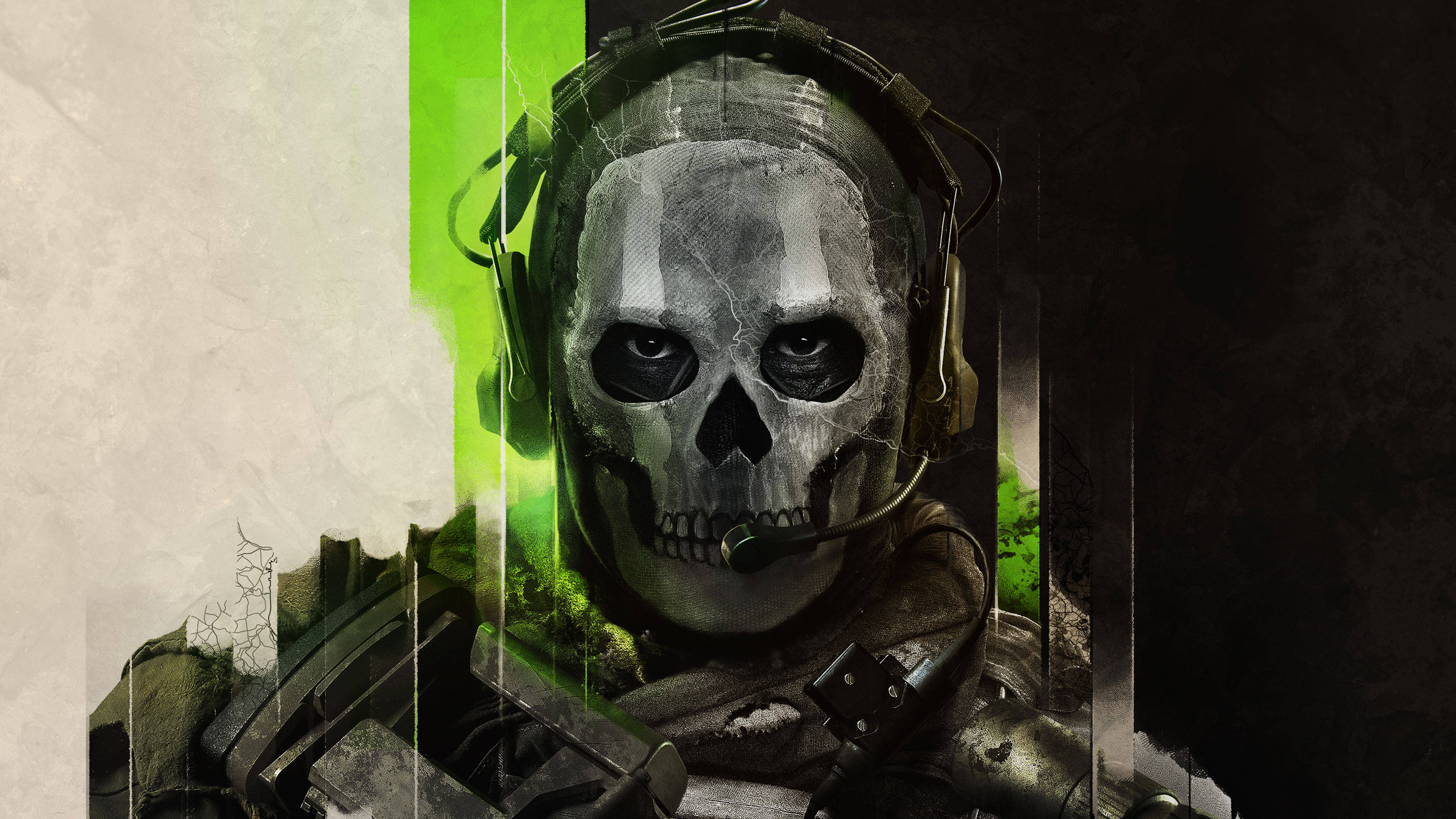 4K Call Of Duty Ghost phong cách tối giản Hình nền