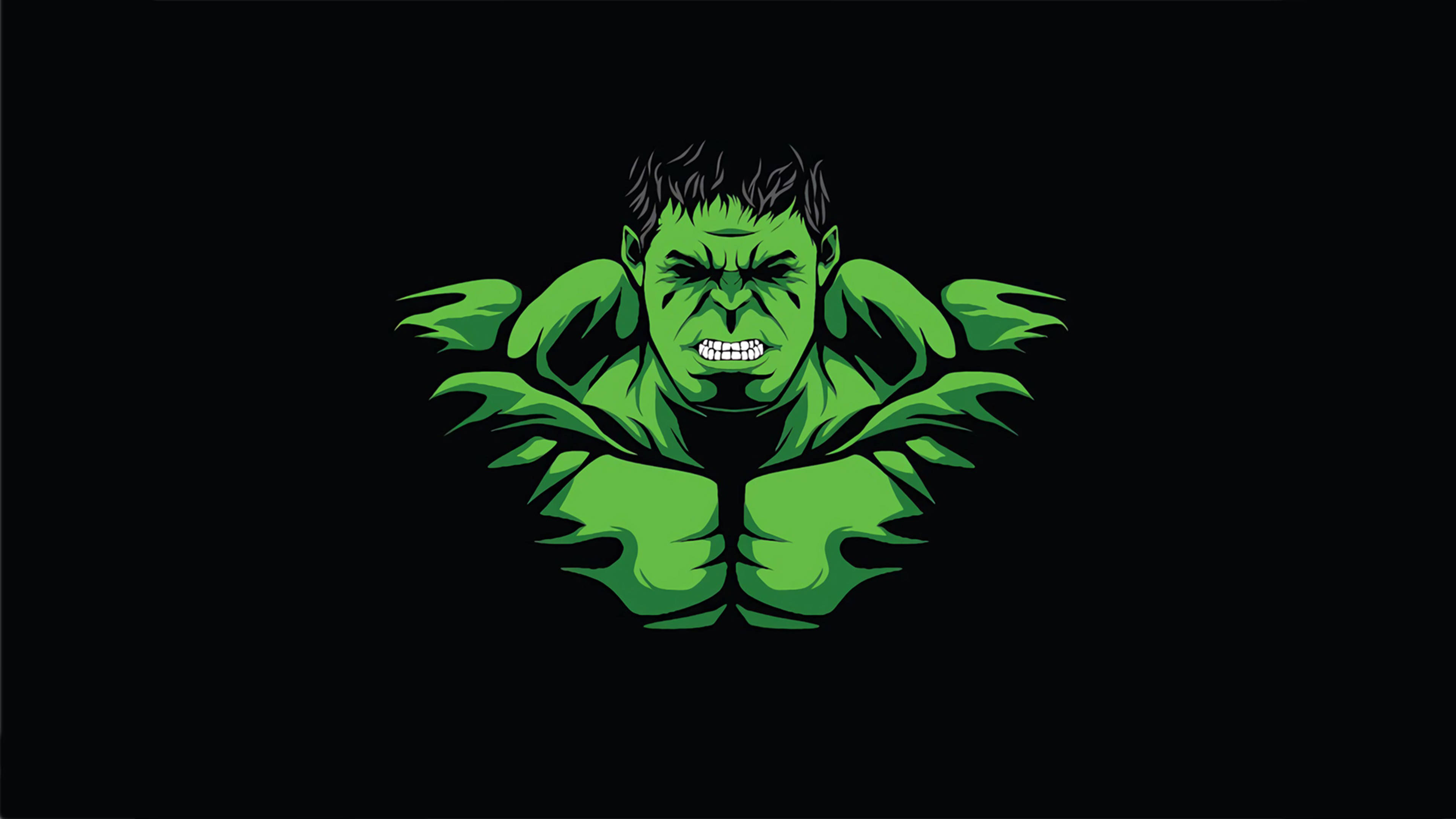 4K Hulk Tối Giản Hình nền