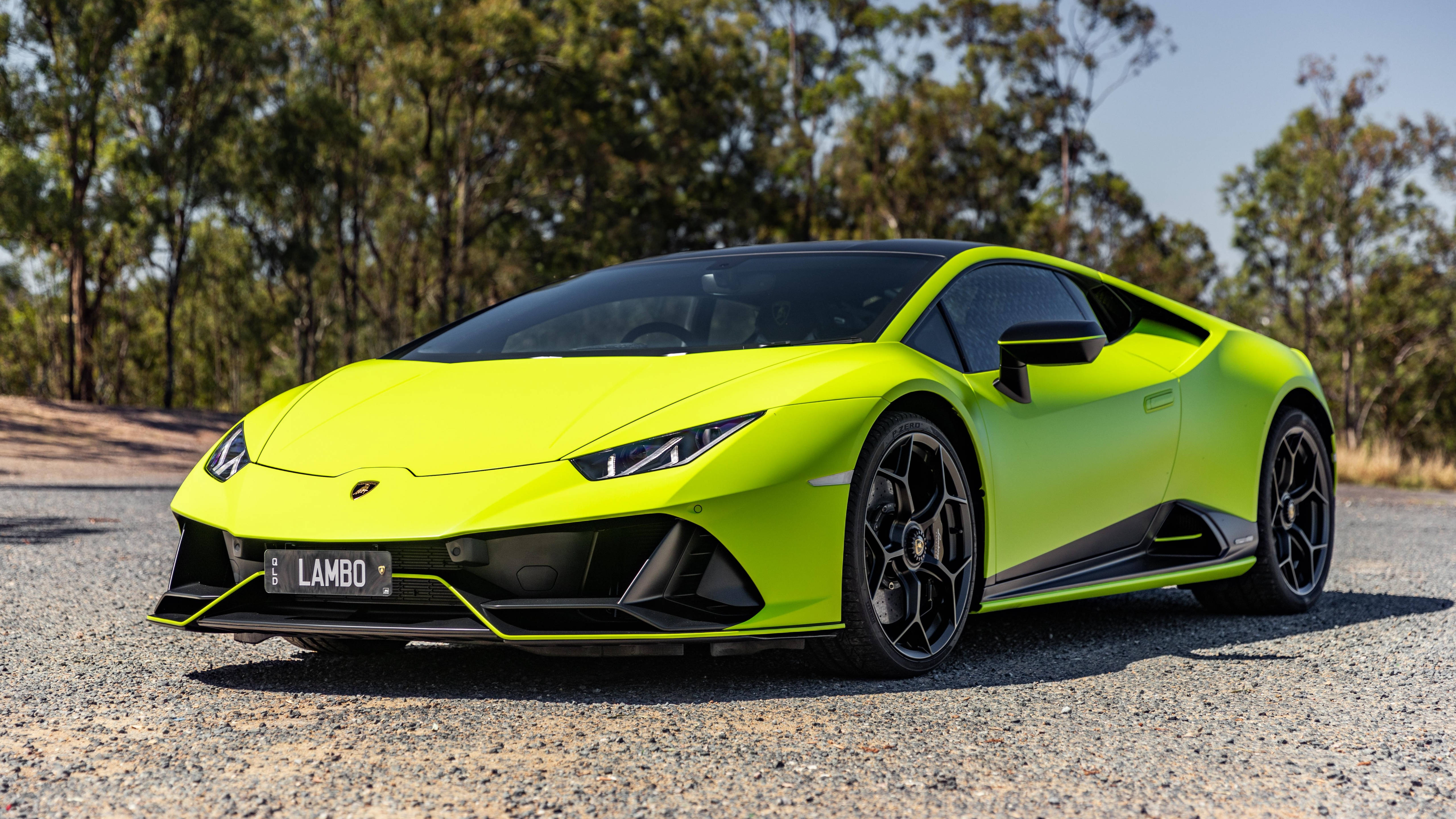 4K Laptop Xe Hơi Verde Shock Lamborghini Hình nền