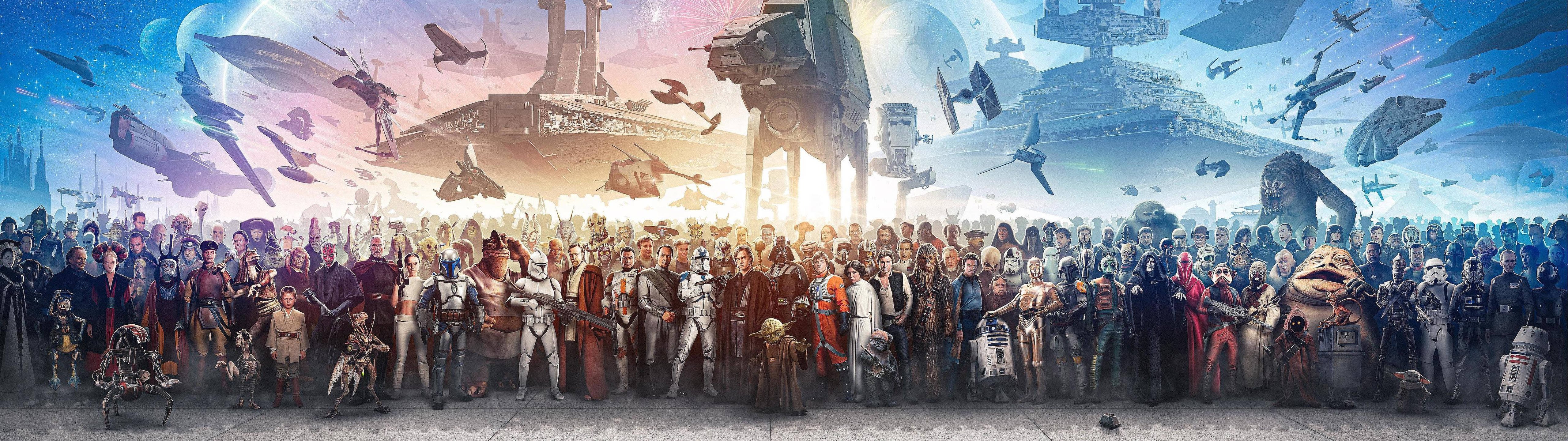 5120x1440 Game Star Wars Nhân Vật Hình nền