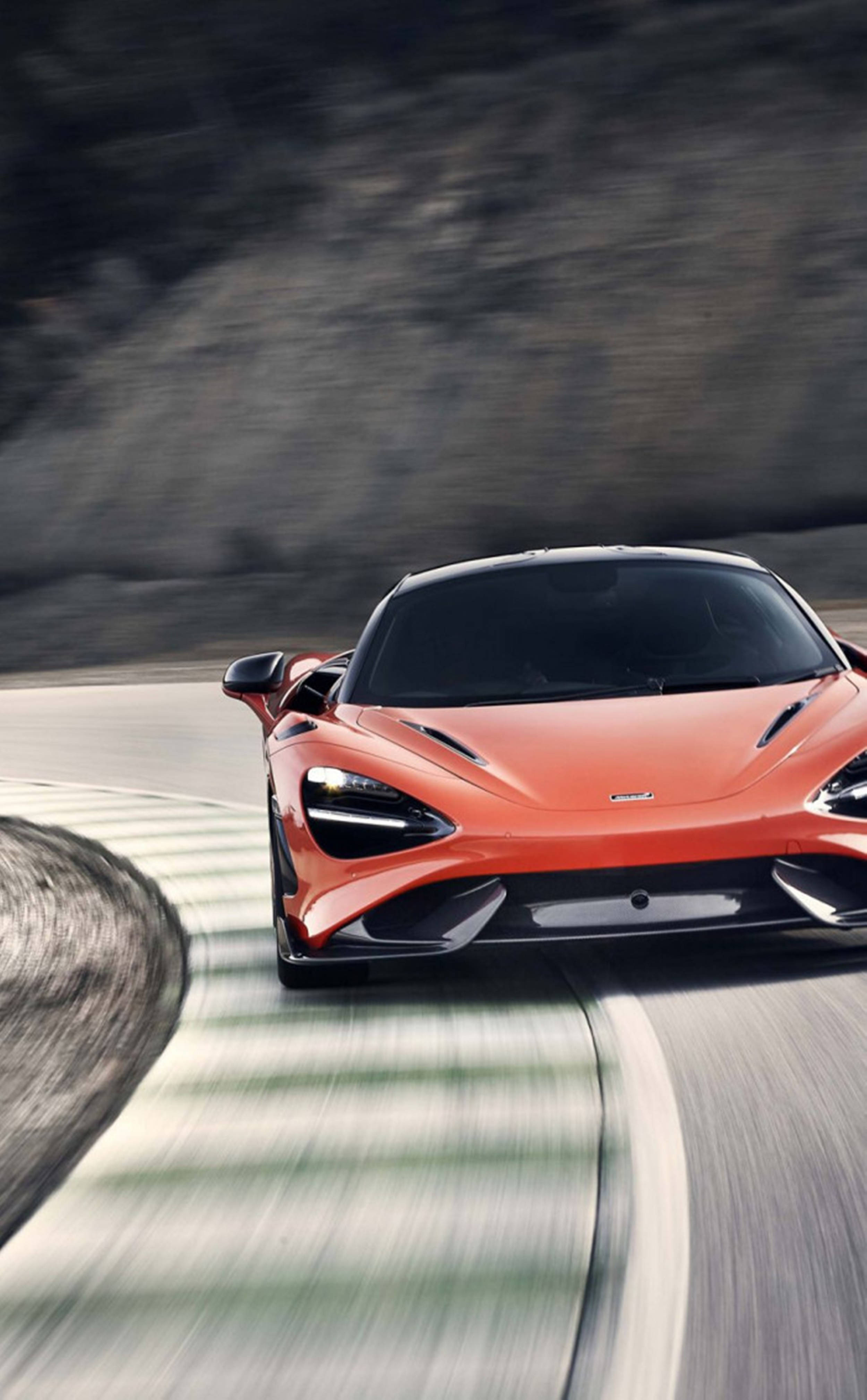 765 LT Đỏ McLaren iPhone Hình nền