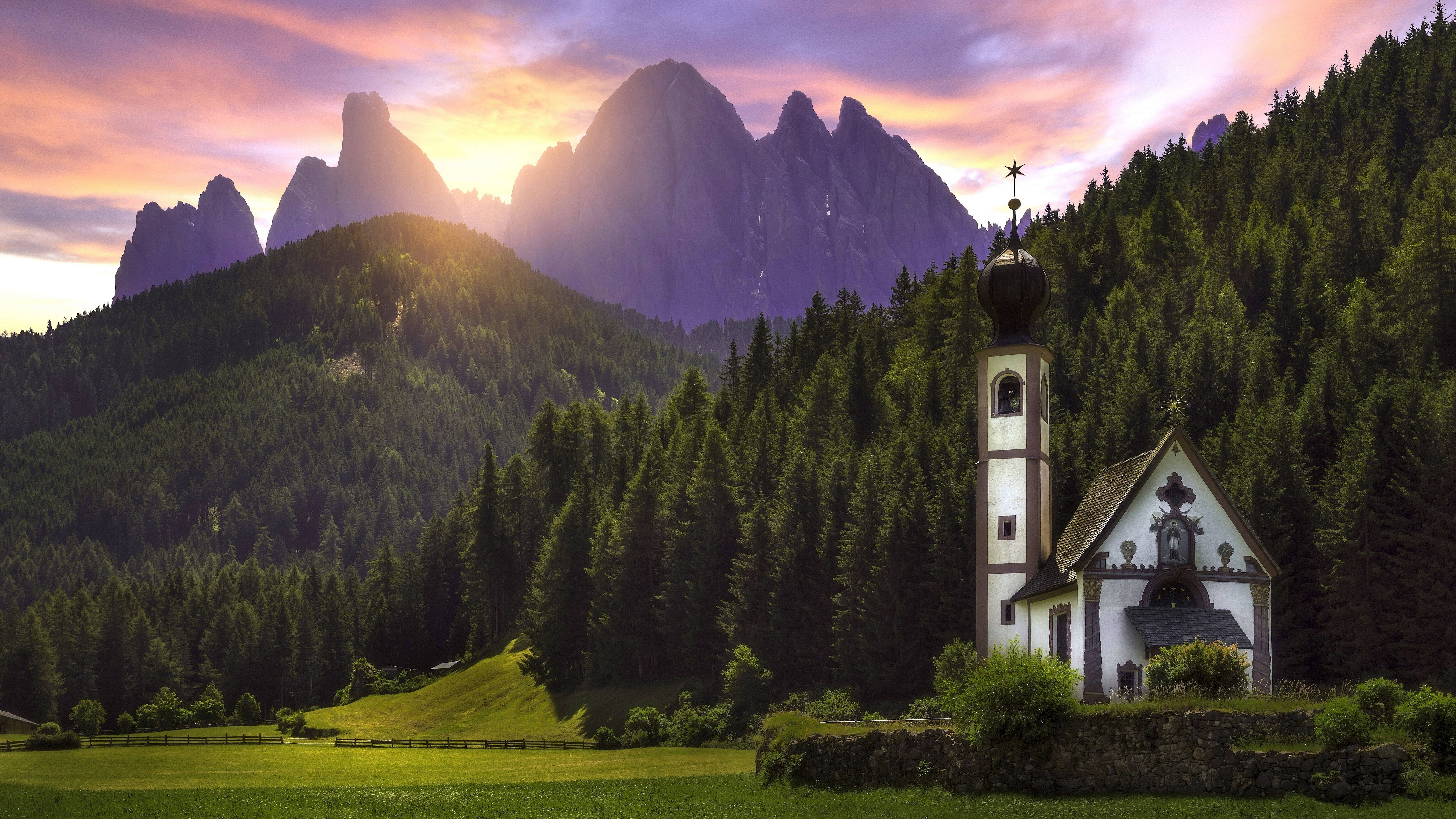 8K 7680x4320 Siêu Nét Máy Tính Để Bàn Dolomites Hình nền