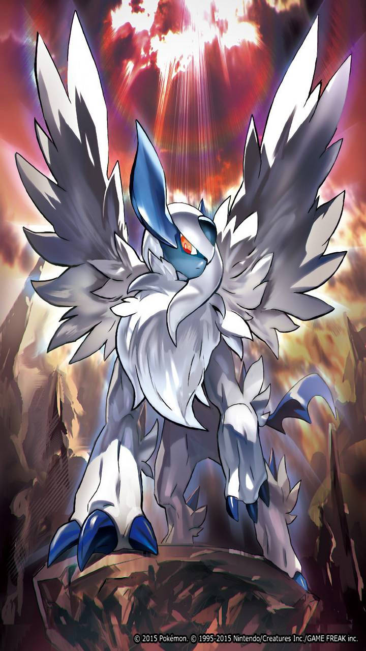 Absol Với Đôi Cánh Uy Nghi Hình nền
