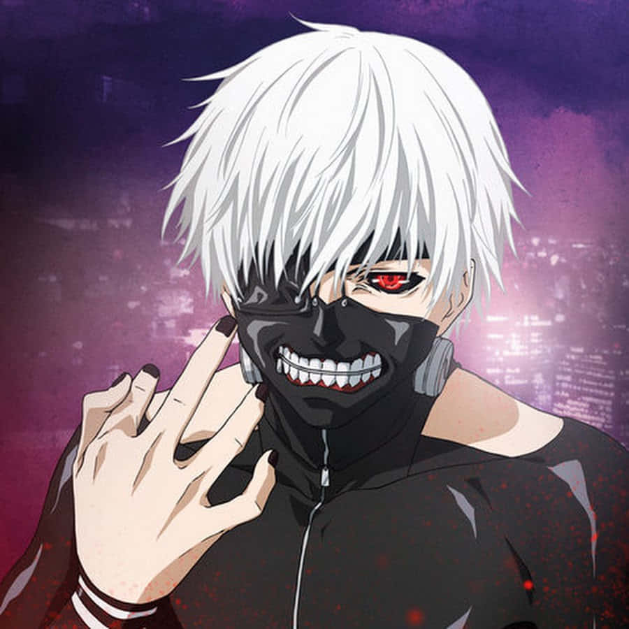 Ác quỷ Anime dữ tợn với ánh mắt đe dọa Hình nền