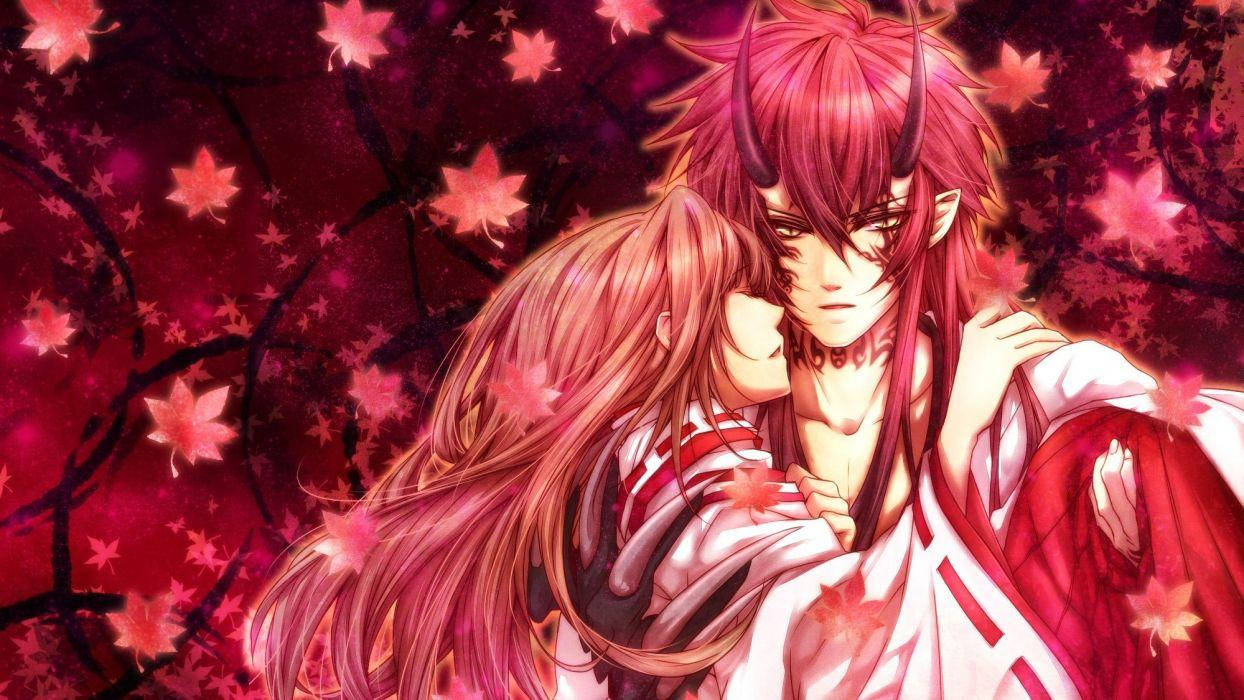Ác Quỷ Anime Tóc Đỏ Hình nền