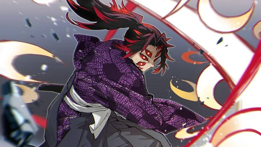Ác quỷ Kokushibo trong anime Hình nền