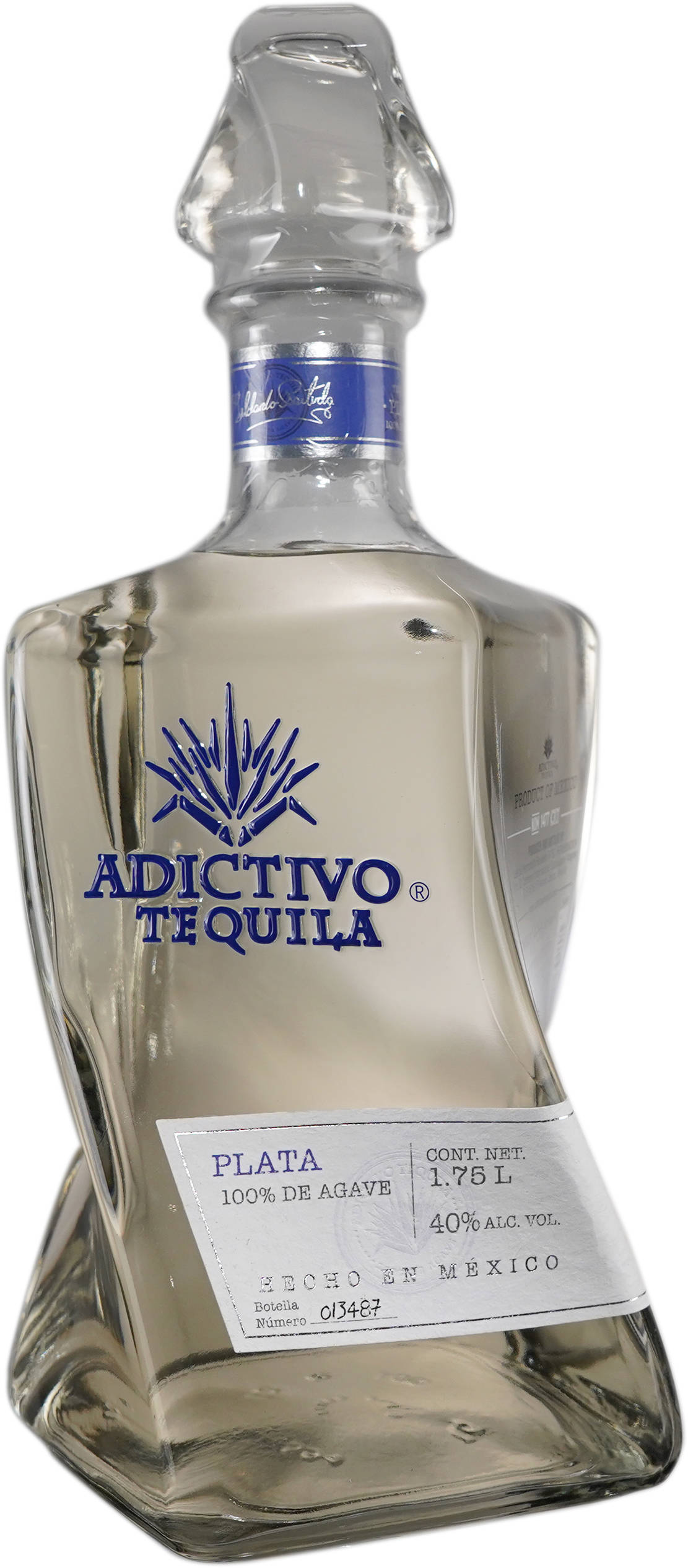 Adictivo Plata Tequila trong chai trong suốt Hình nền