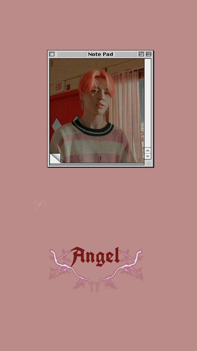 Aesthetic BTS Jimin Trên Sổ Tay Hình nền