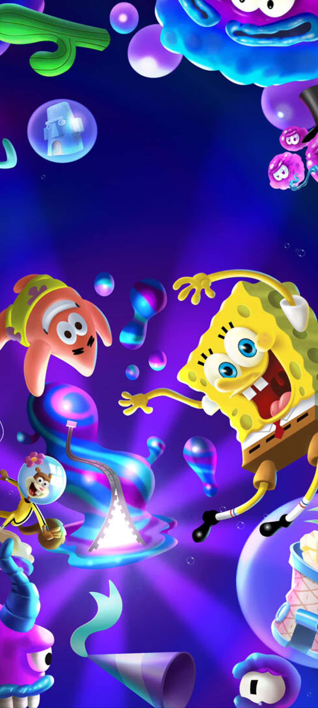 Aesthetic SpongeBob And Sandy Hình nền