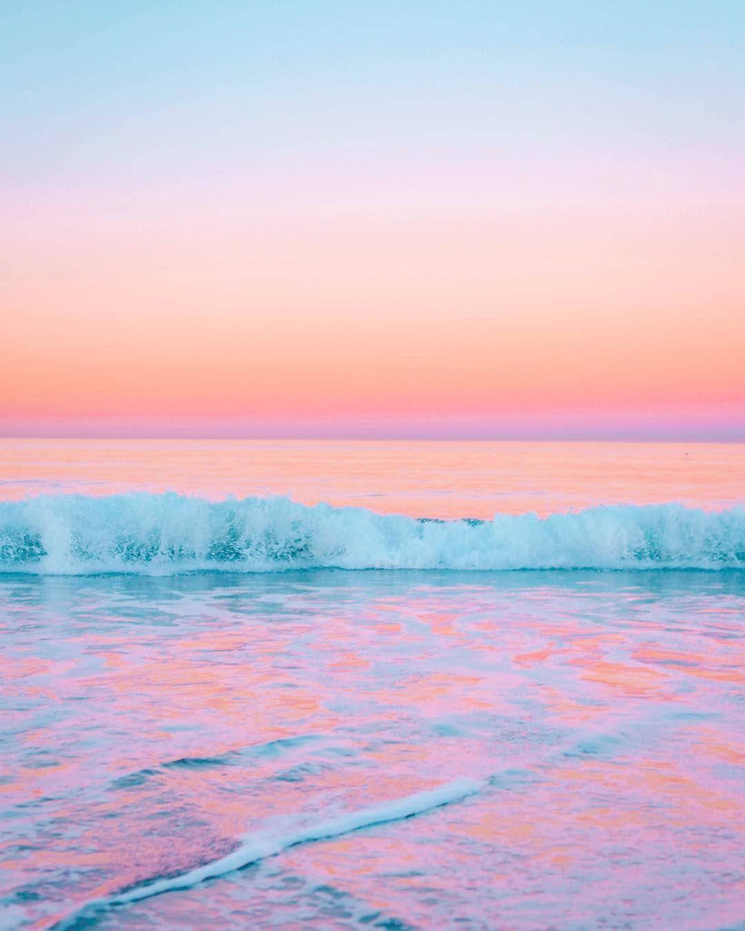 Đại Dương Hồng Pastel Hình nền