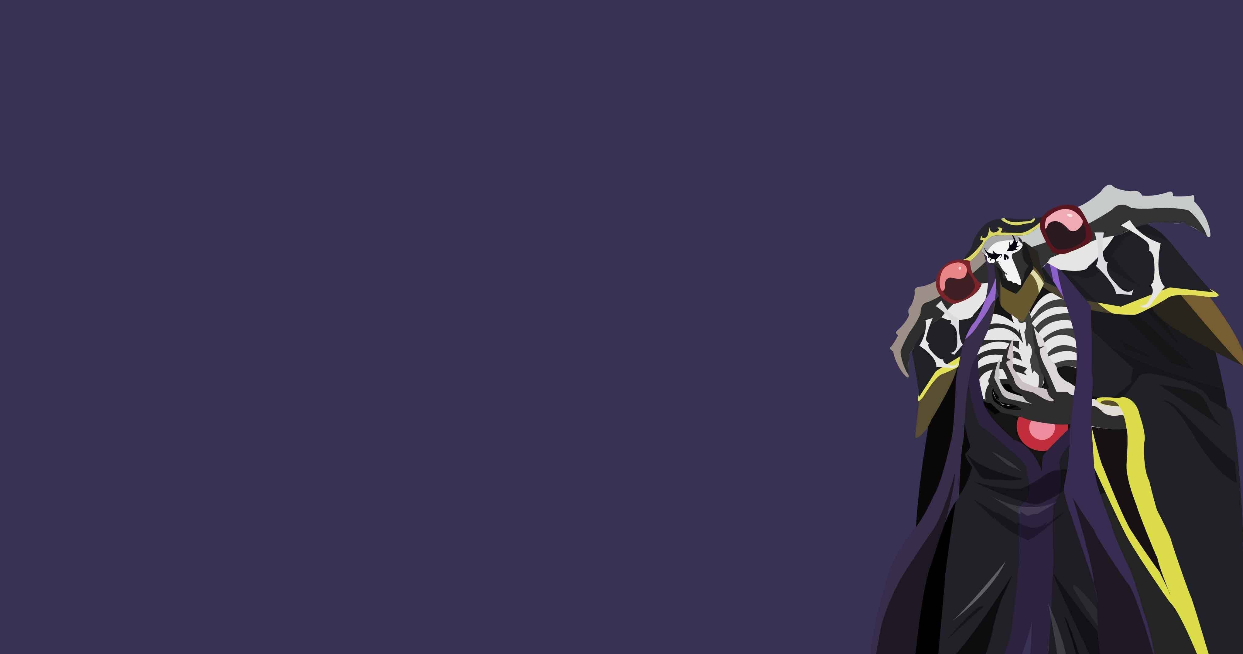 Ainz Ooal Gown tối giản Anime Hình nền