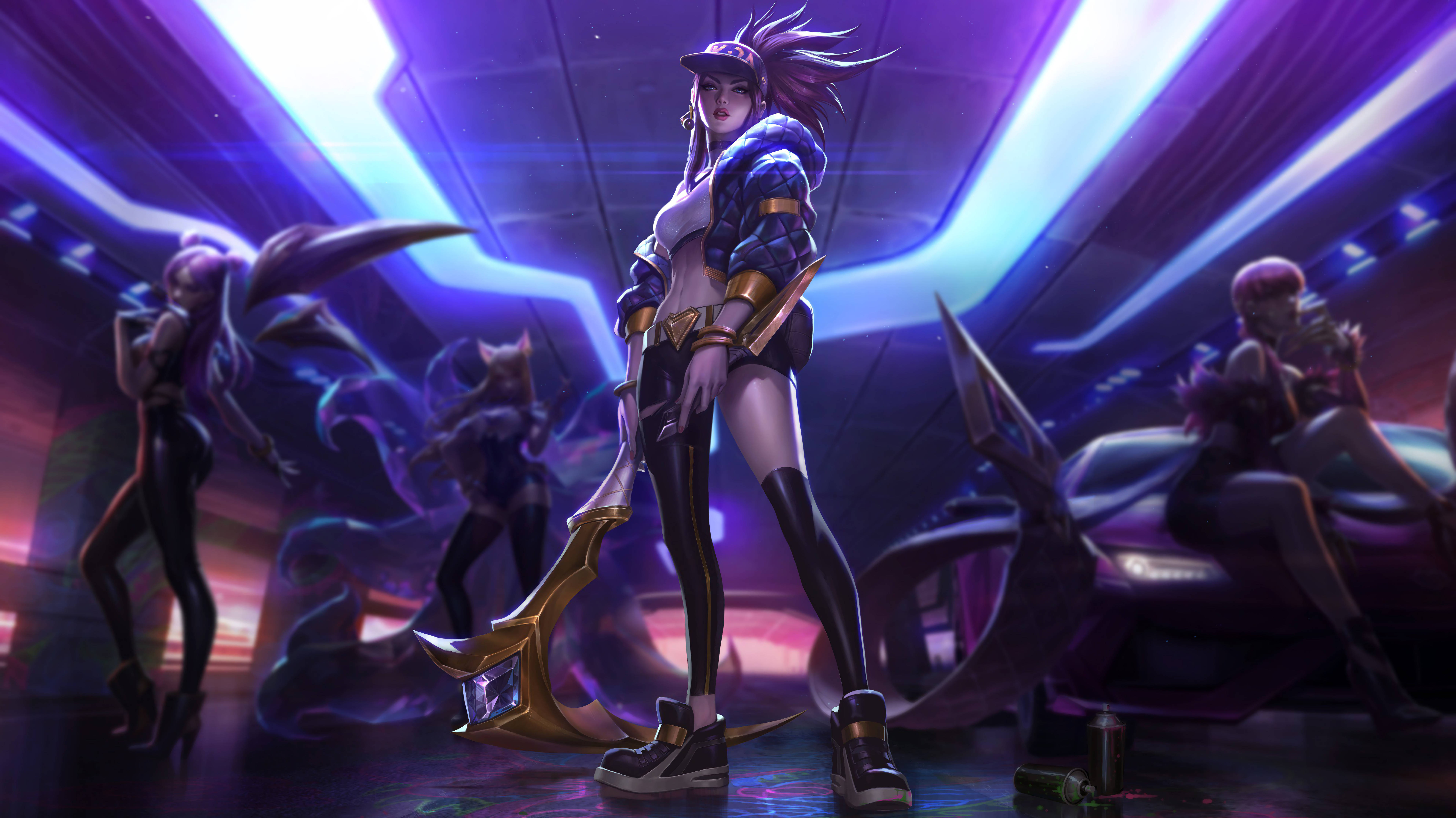 Akali từ KDA More MTV Bản Gốc Hình nền