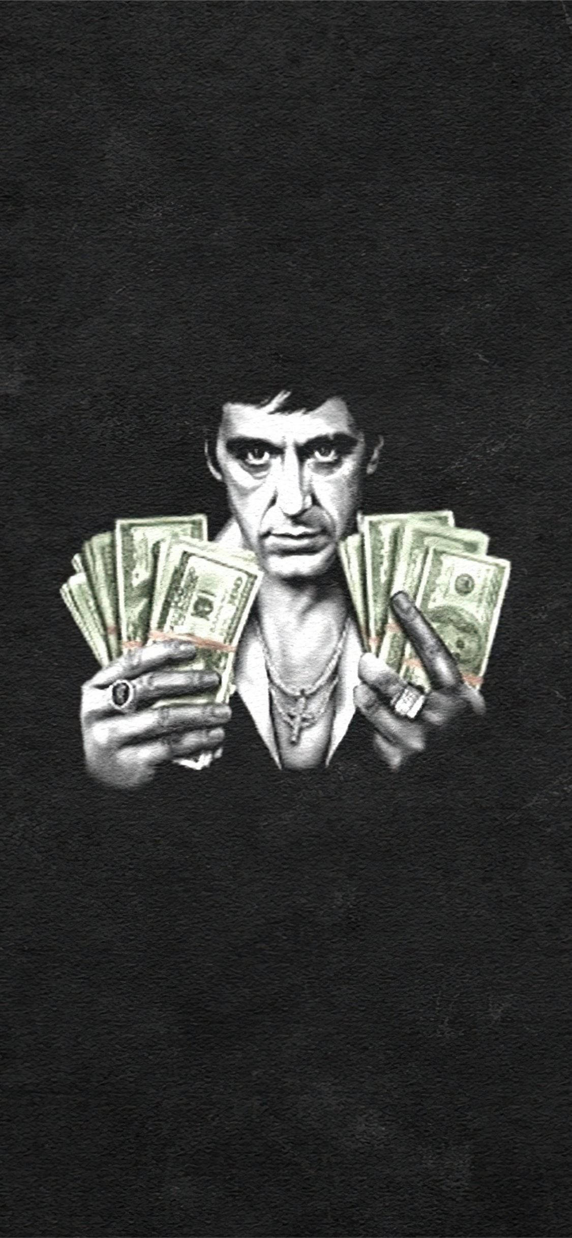 Al Pacino Scarface Cọc Tiền Hình nền