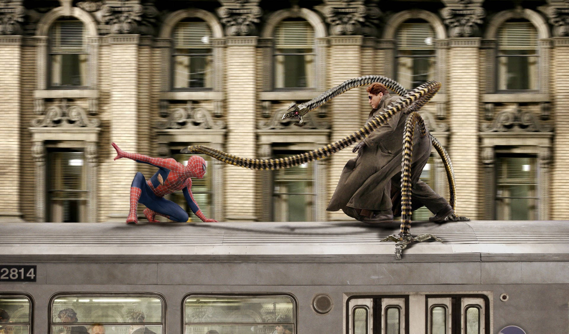 Alfred Molina Doctor Octopus và Spider-Man Hình nền