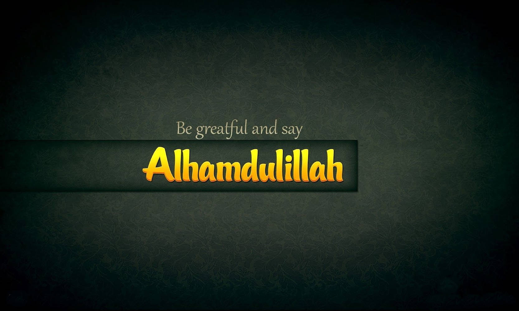 Alhamdulillah Nghệ Thuật Đồ Họa Xanh Đậm Hình nền
