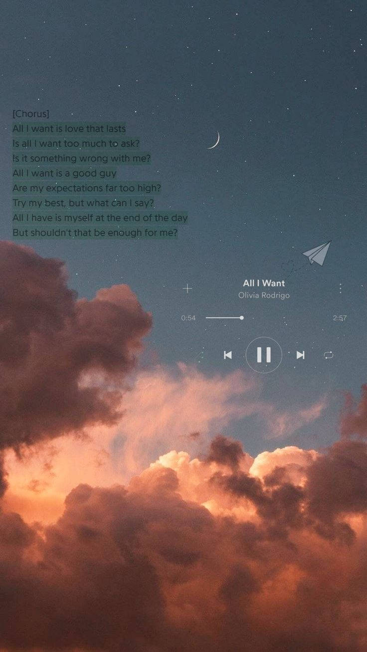 All I Want Âm nhạc Thẩm mỹ Hình nền