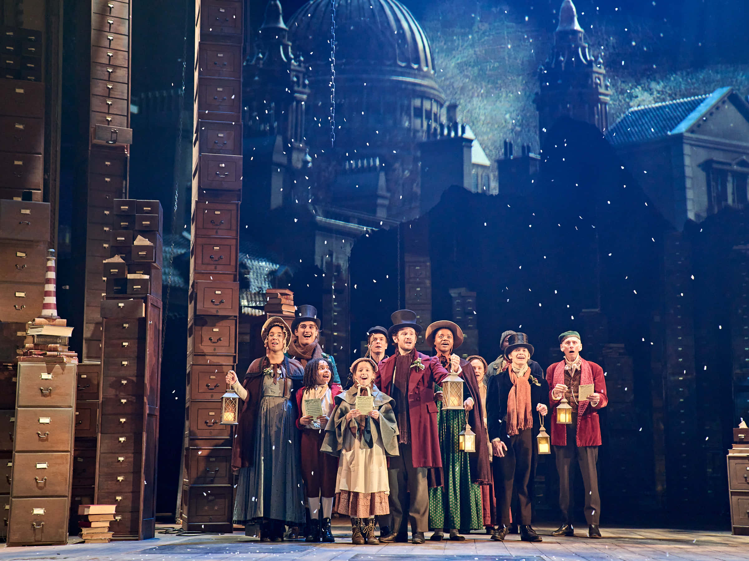 Alt Khung cảnh đầy cá tính trong A Christmas Carol Hình nền