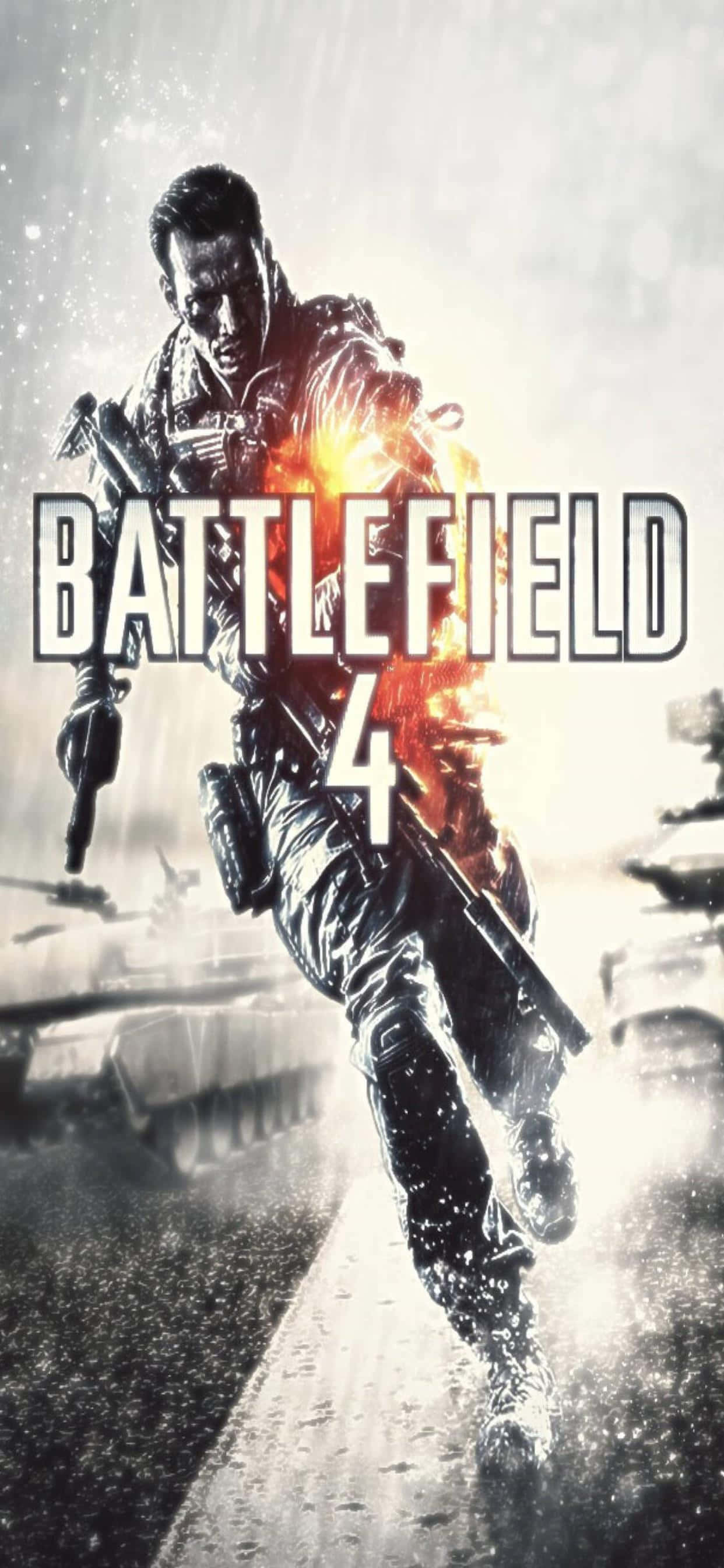 Đắm chìm trong hành động với Battlefield 4 trên iPhone Xs Max Hình nền