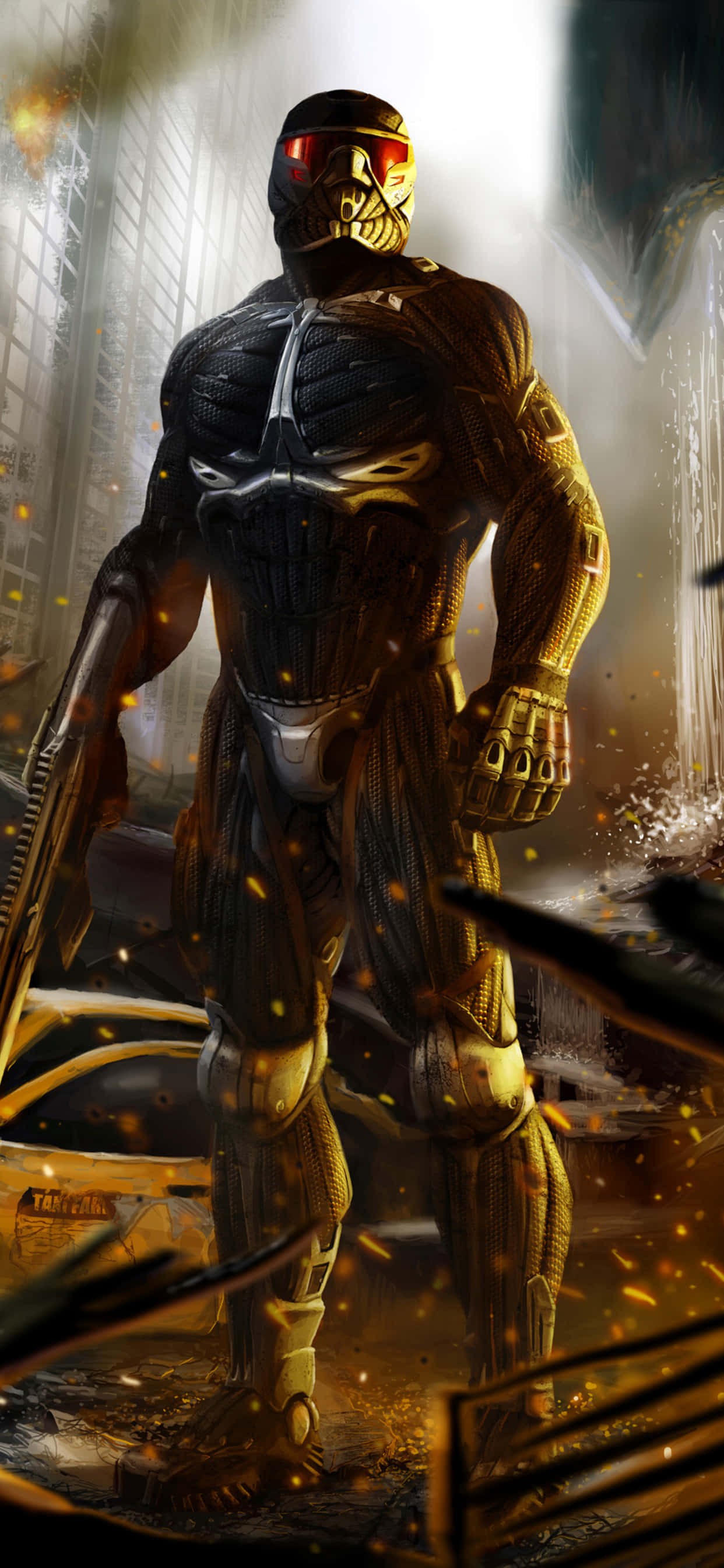 Đắm chìm trong thế giới game Crysis Warhead đầy ấn tượng với iPhone Xs Max mới Hình nền