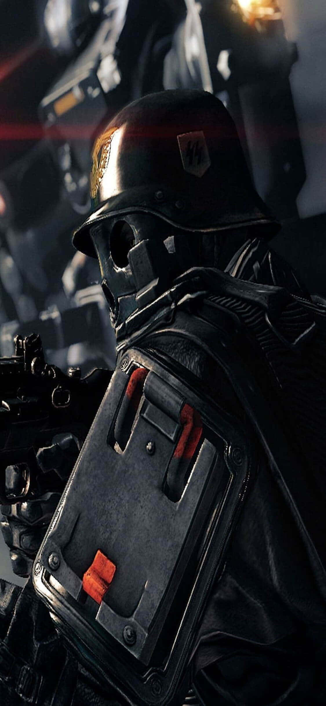 Đắm chìm trong thế giới Wolfenstein II trên chiếc iPhone Xs mới của bạn! Hình nền