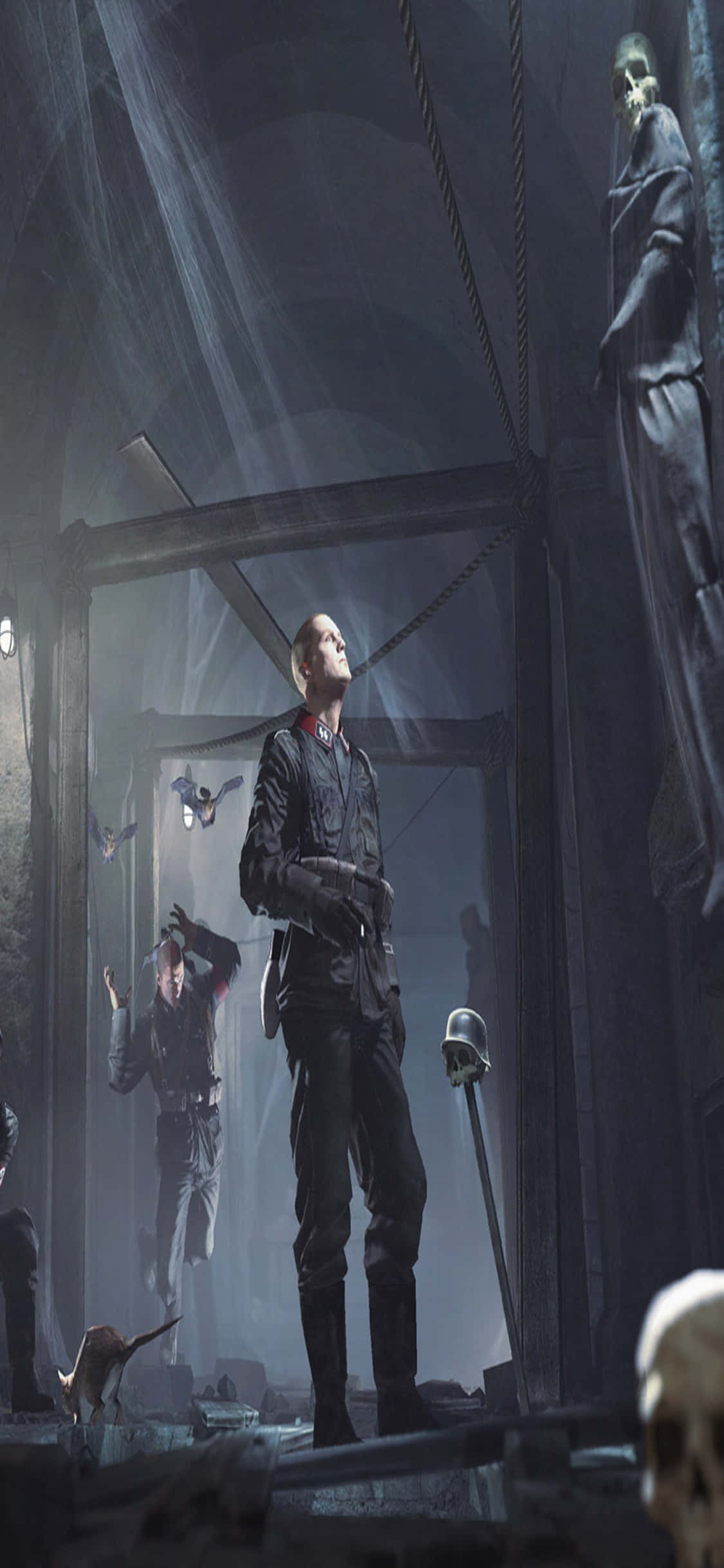Đắm mình trong trải nghiệm chơi game đỉnh cao với iPhone Xs Wolfenstein II Hình nền