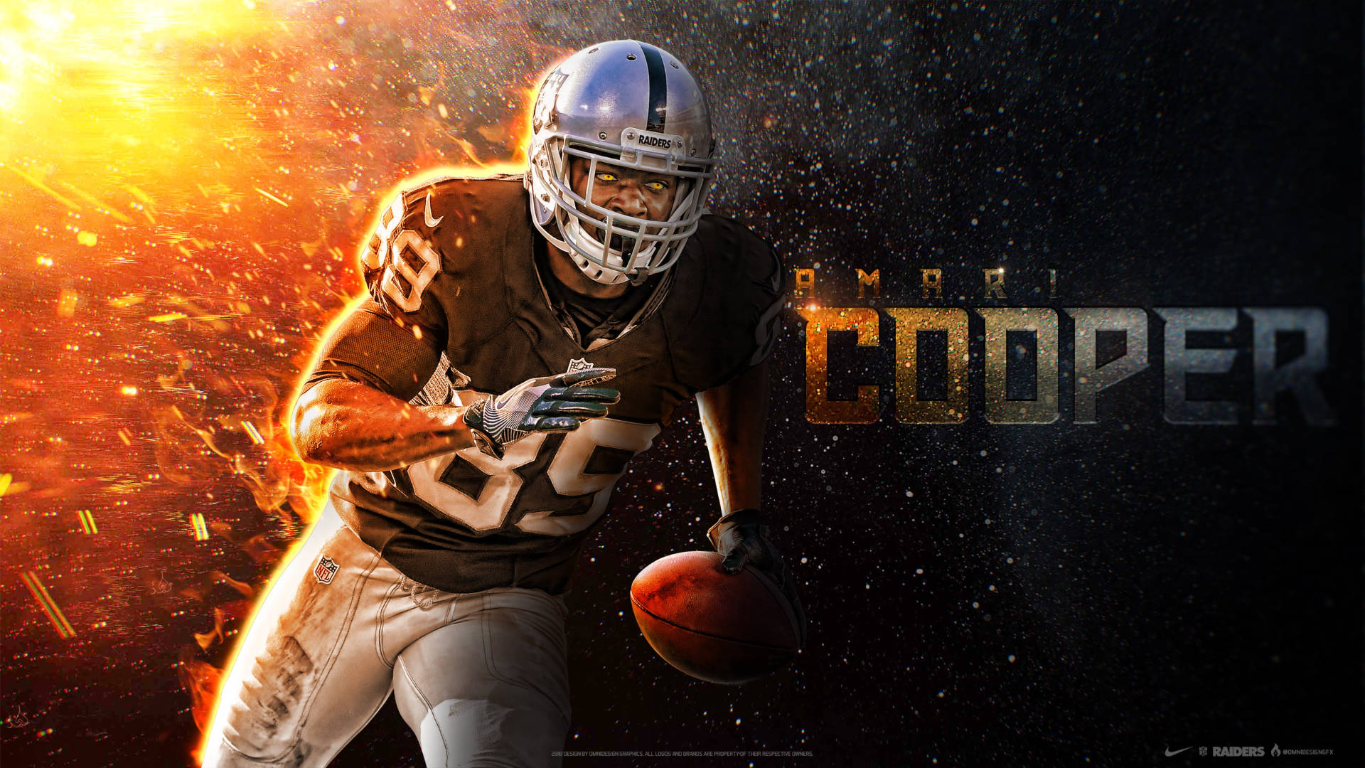 Amari Cooper Raiders lao lên Hình nền