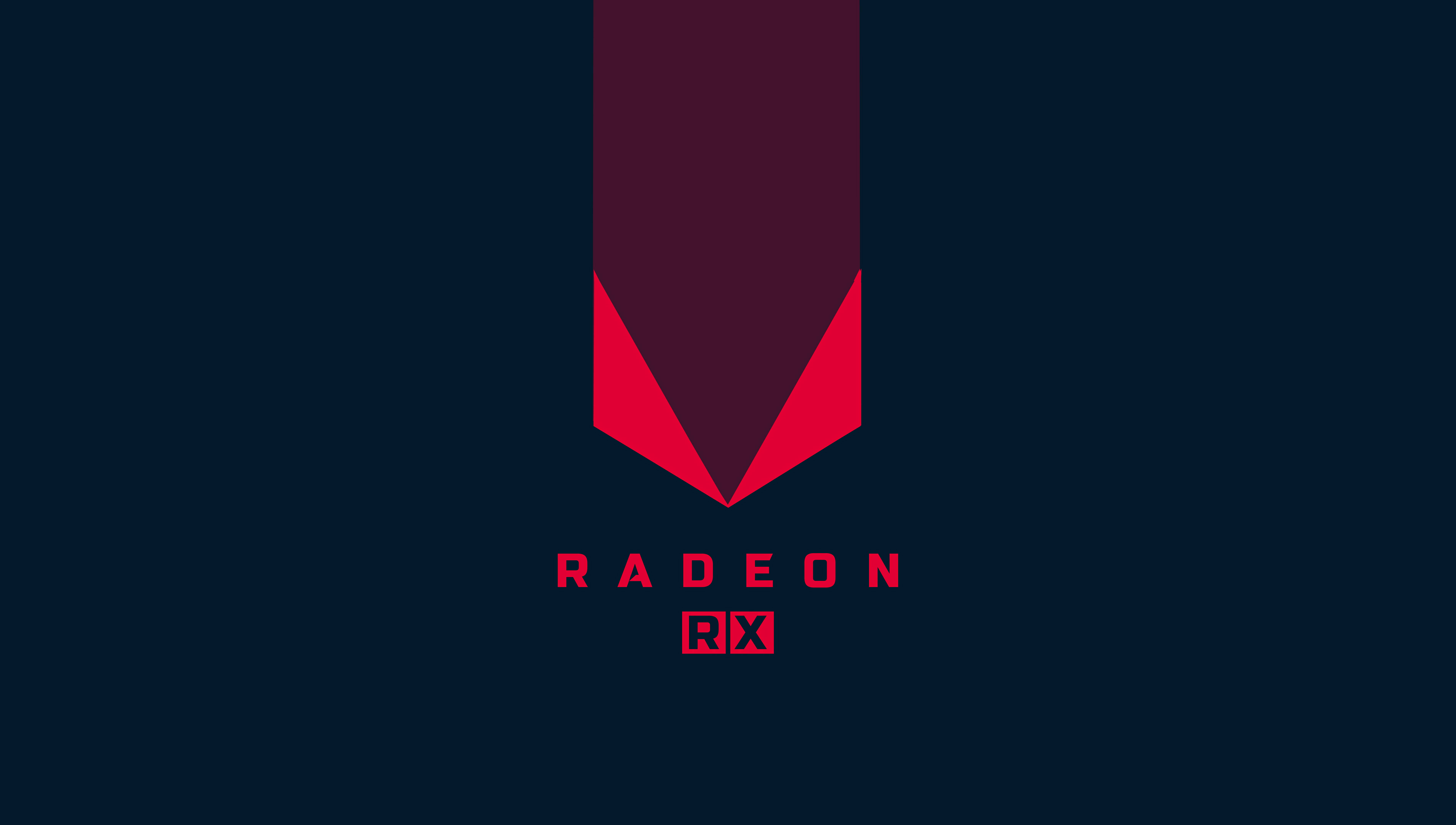 AMD Xanh Đậm 4K Hình nền