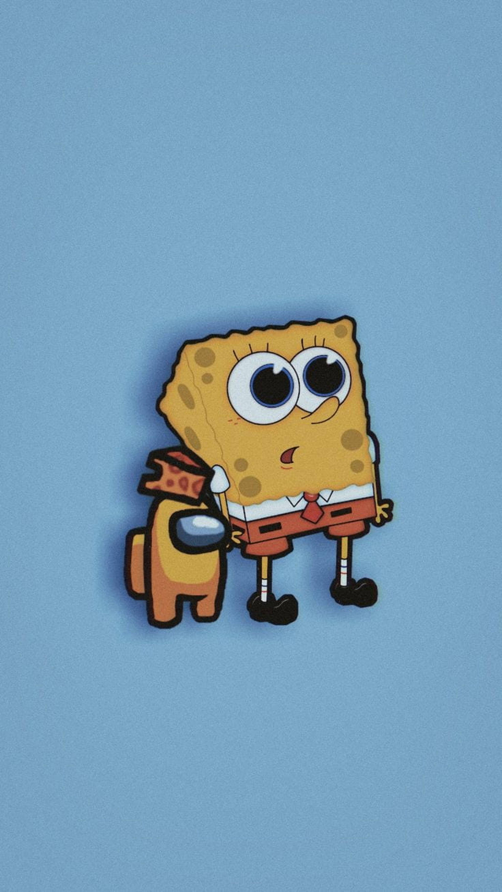 Among US thẩm mỹ cùng Spongebob Hình nền