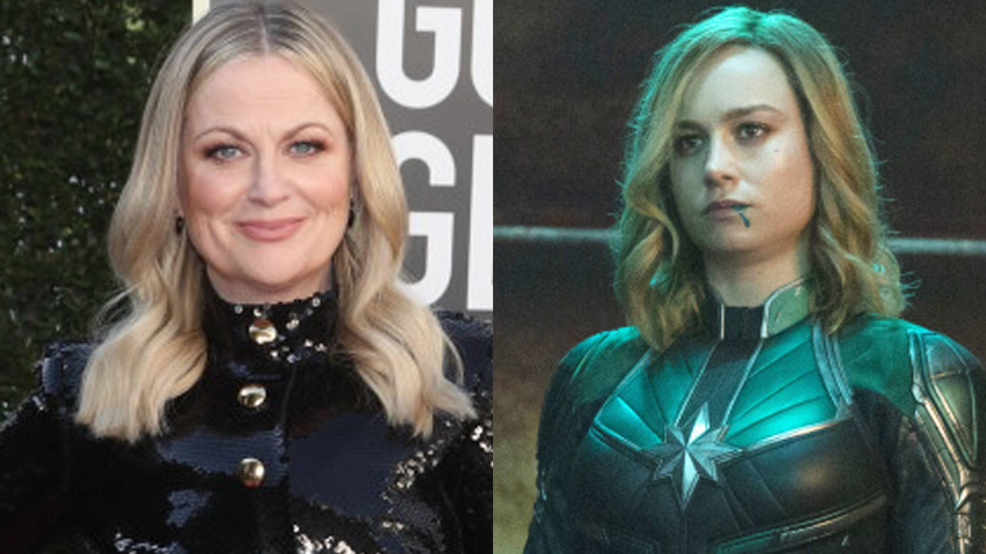 Amy Poehler Brie Larson Chia Đôi Màn Hình Hình nền