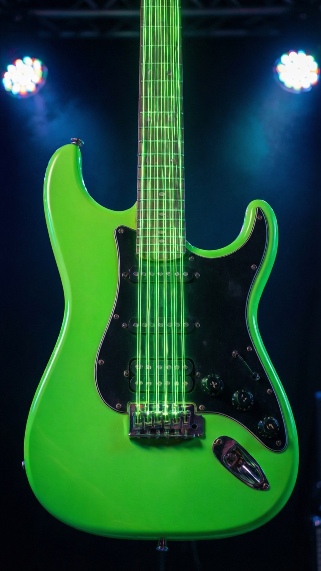 Đàn Guitar Phát Sáng Hình nền