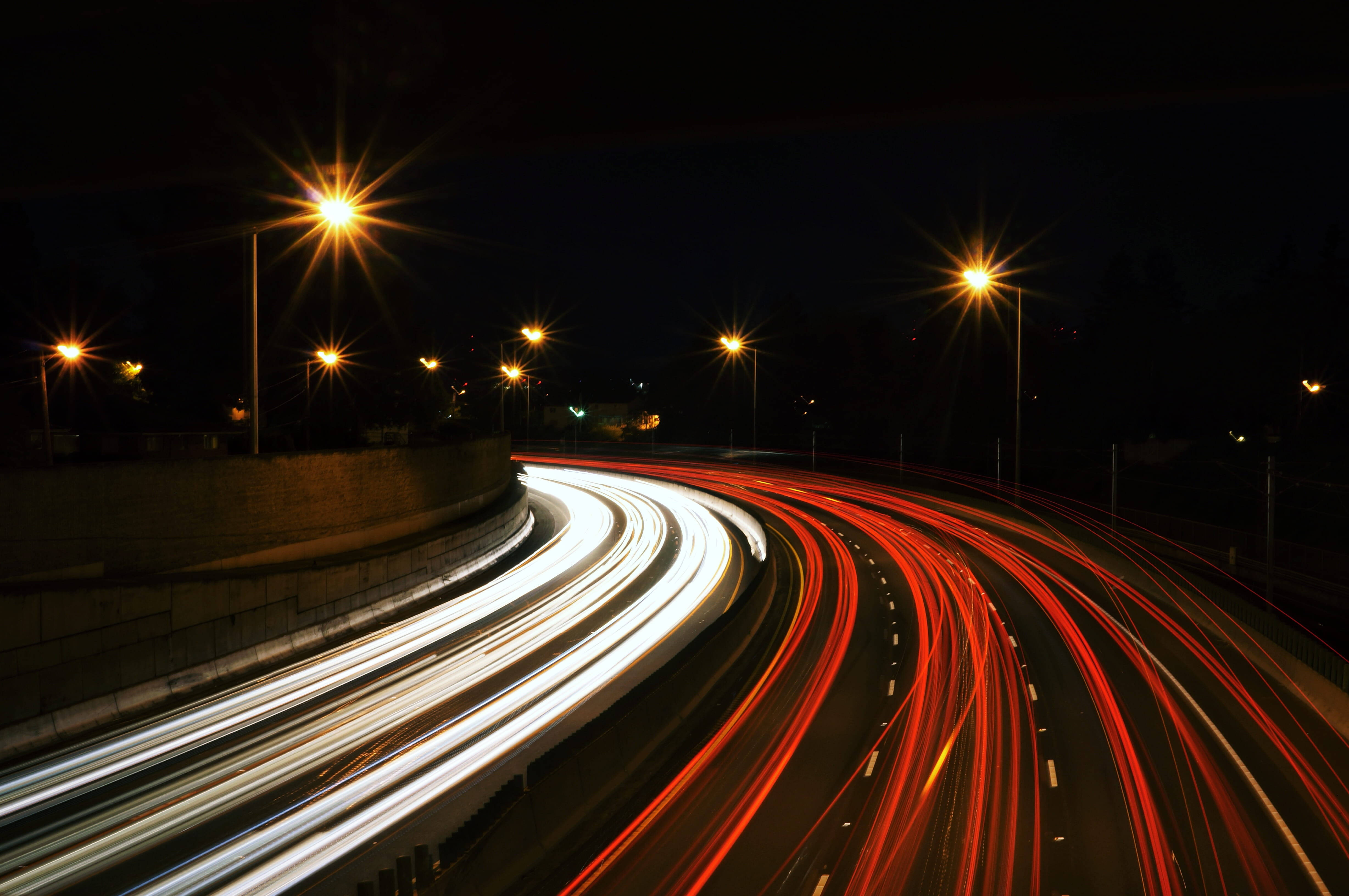 Ấn Tượng Xe Time-Lapse Tối 4K Hình nền