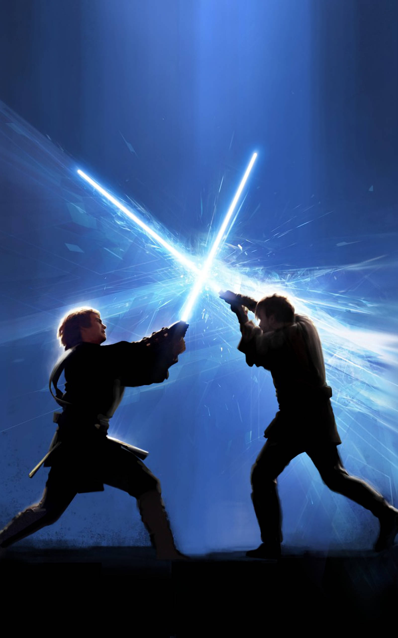 Anakin Vs Obi-Wan Star Wars Tablet Hình nền