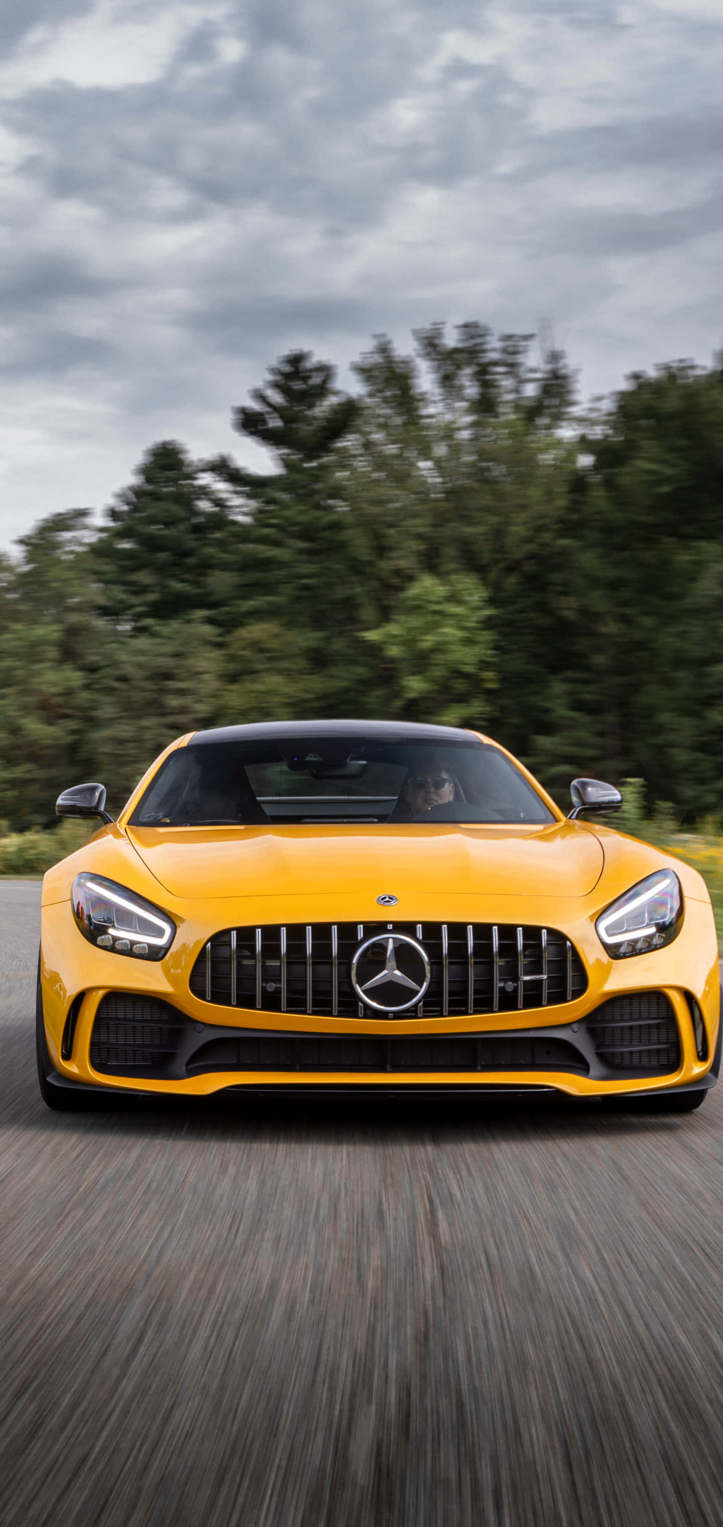 Hình nền Android Amg Gt-r màu Vàng Hình nền
