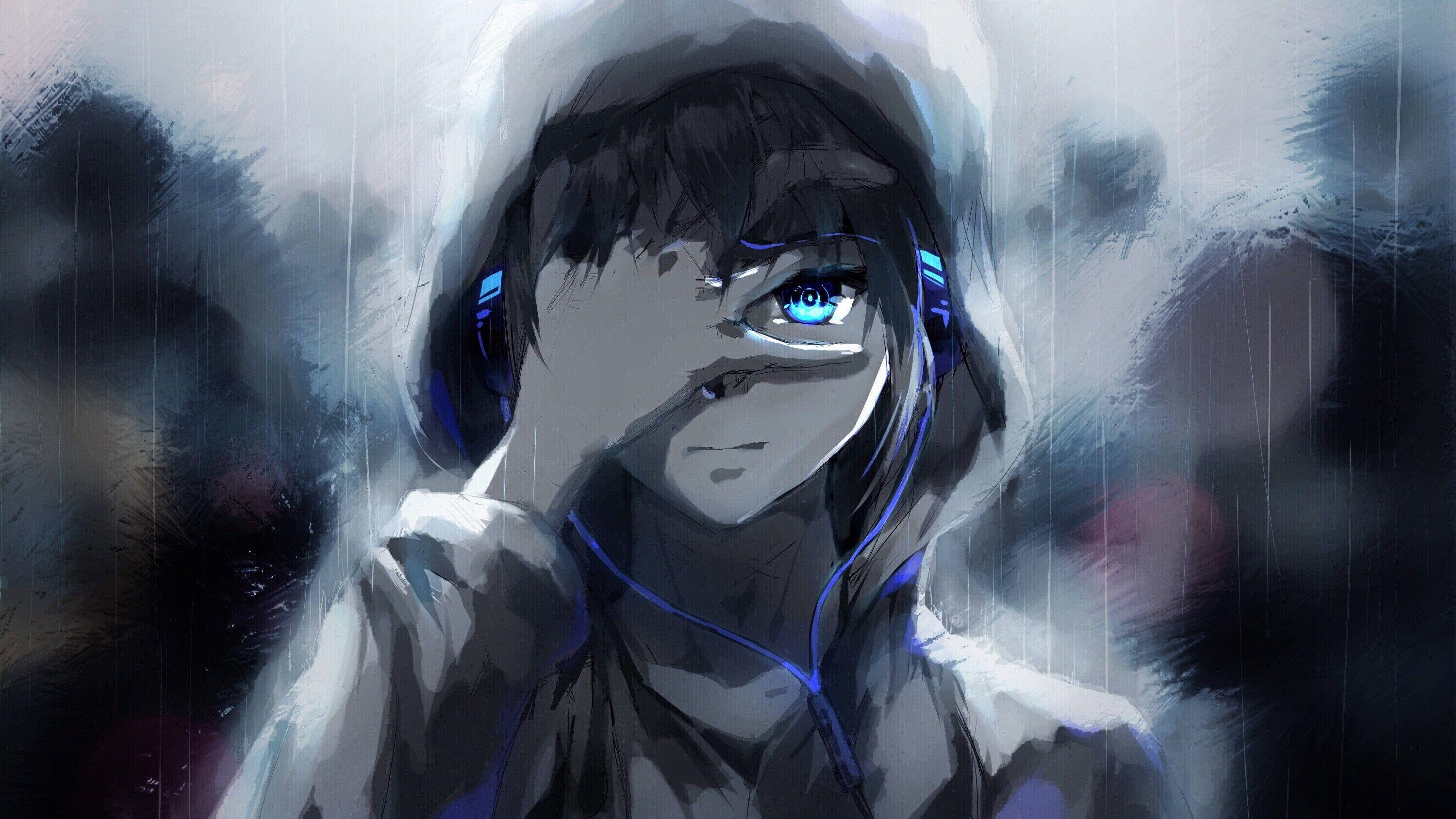 Ảnh Đại Diện Anime Dễ Thương Nghệ Thuật Mưa Hình nền