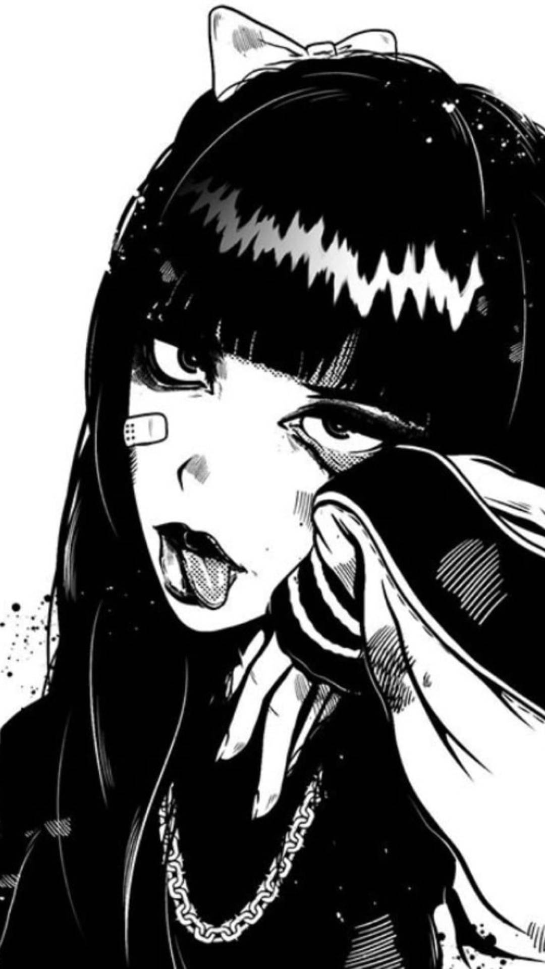 Ảnh đại diện Instagram cô gái goth anime Hình nền